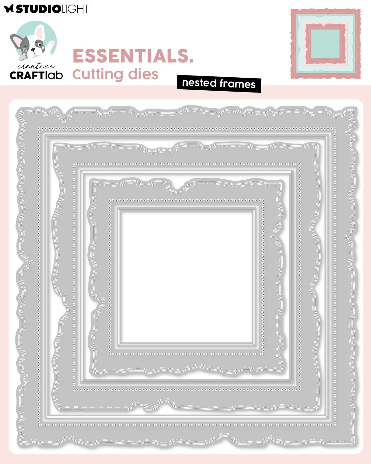 Ccl Cutting Dies Nested Frames Essentials 6 Pieces 1
