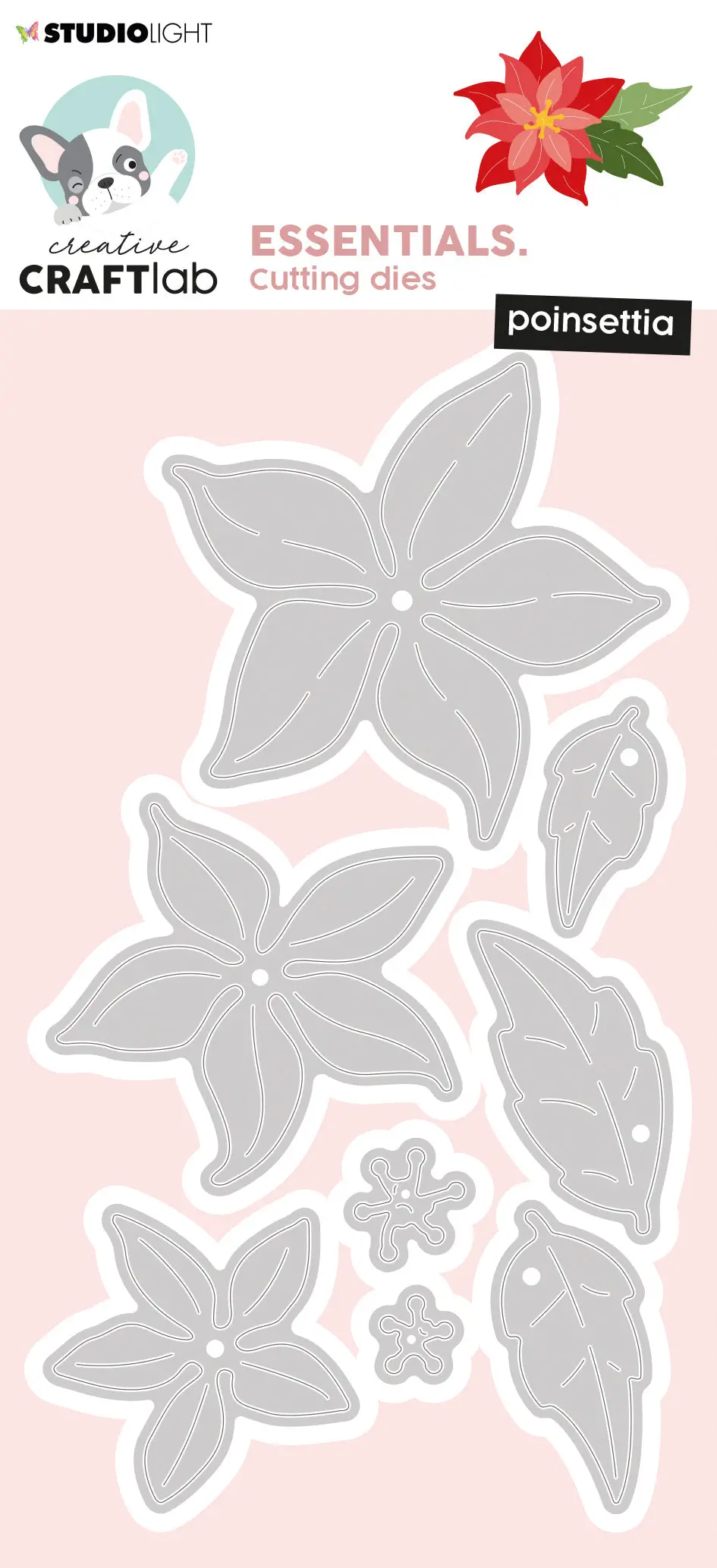Ccl Cutting Die Poinsettia Essentials 70X130x1mm 8 Pc Nr.702 1
