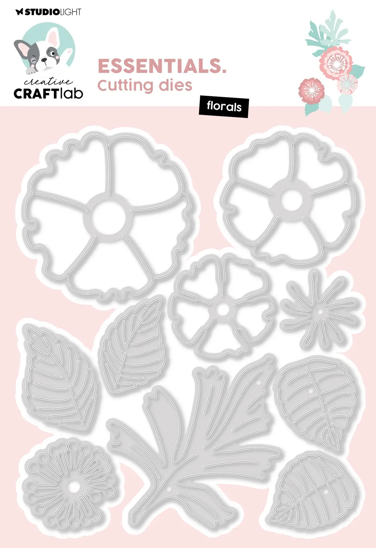 Ccl Cutting Die Florals Essentials 10 Pc 1