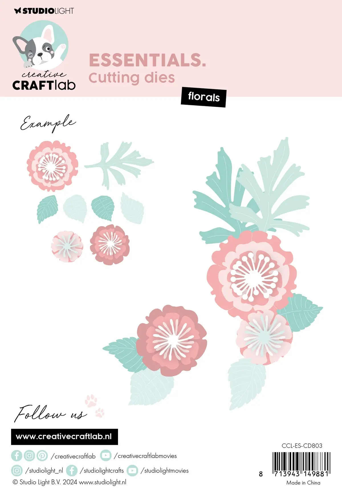 Ccl Cutting Die Florals Essentials 10 Pc 2