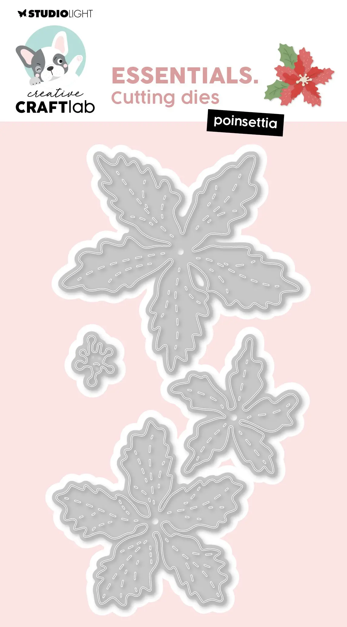 Ccl Cutting Die Poinsettia Essentials 4 Pc 1