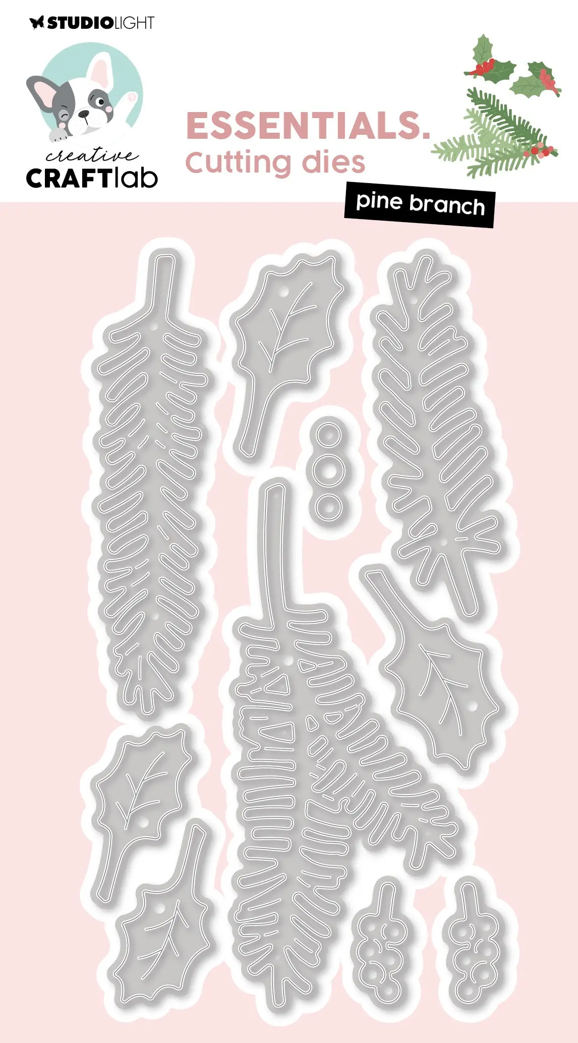 Ccl Cutting Die Pine Branch Essentials 10 Pc 1