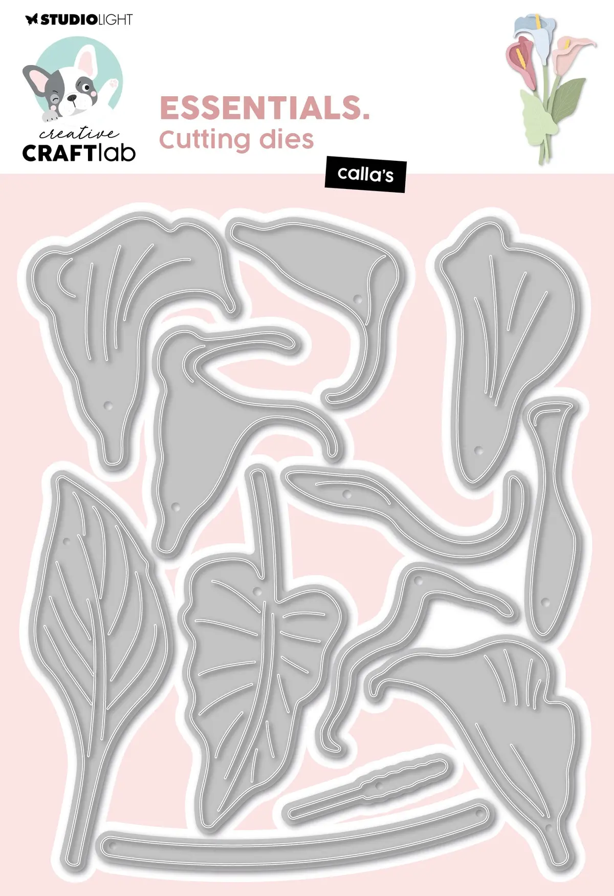 Ccl Cutting Die Calla's Essentials 12 Pc 1