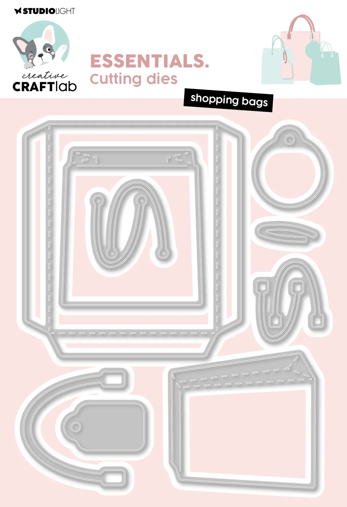 Ccl Cutting Die Shopping Bags Essentials 9 Pc 1