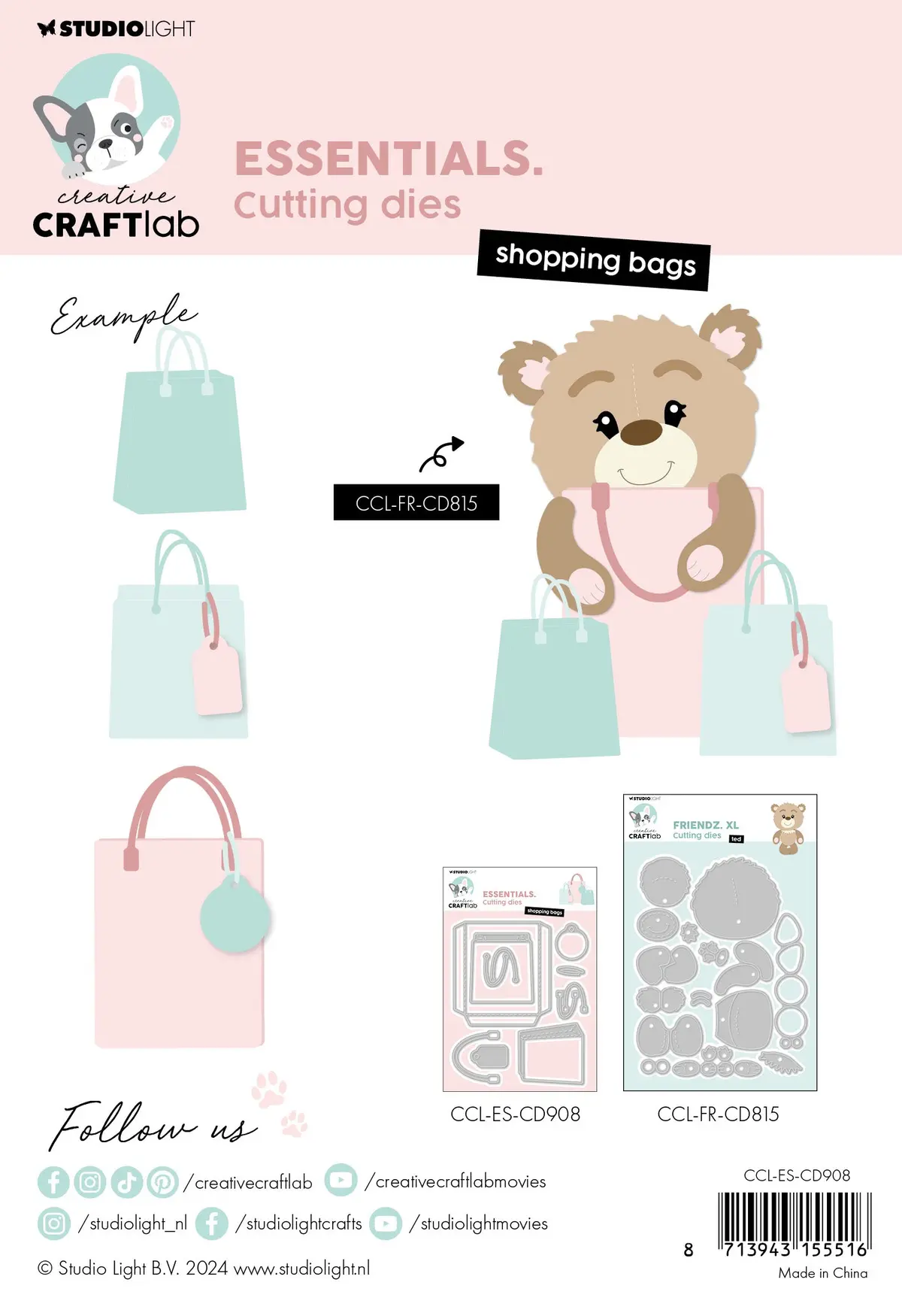 Ccl Cutting Die Shopping Bags Essentials 9 Pc 2