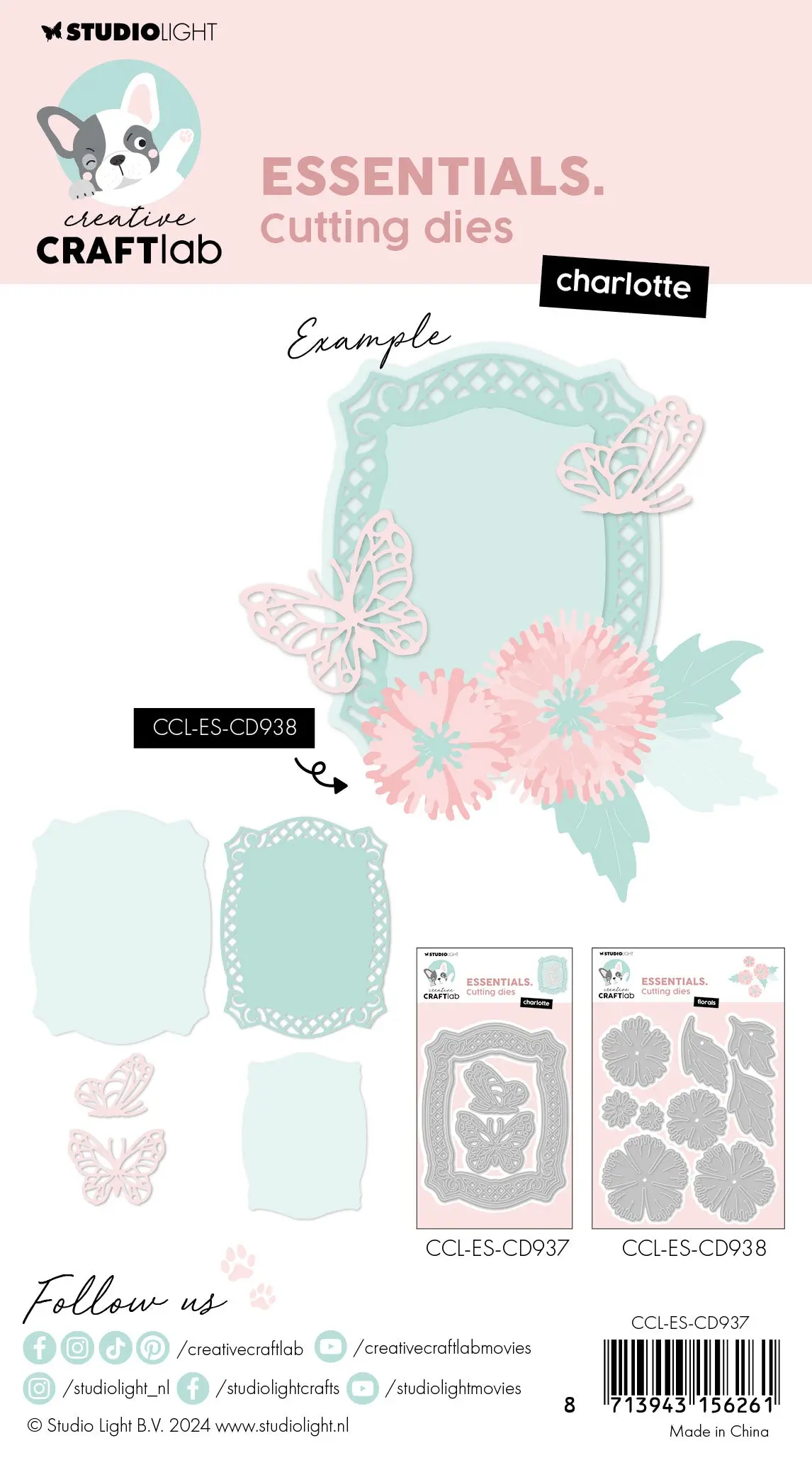 Ccl Cutting Die Charlotte Essentials 5 Pc 2