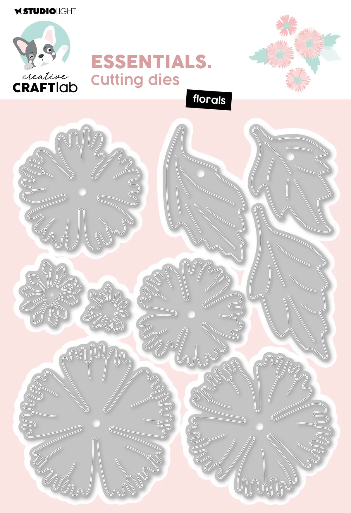 Ccl Cutting Die Florals Essentials 9 Pc 1