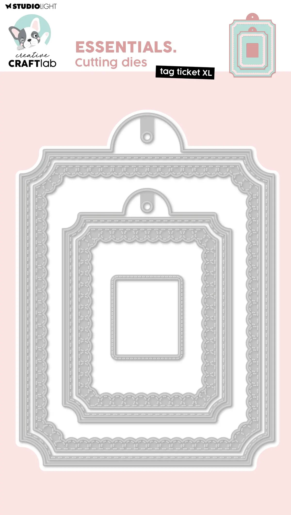 Ccl Cutting Die Tag Ticket Xl Essentials 7 Pc 1