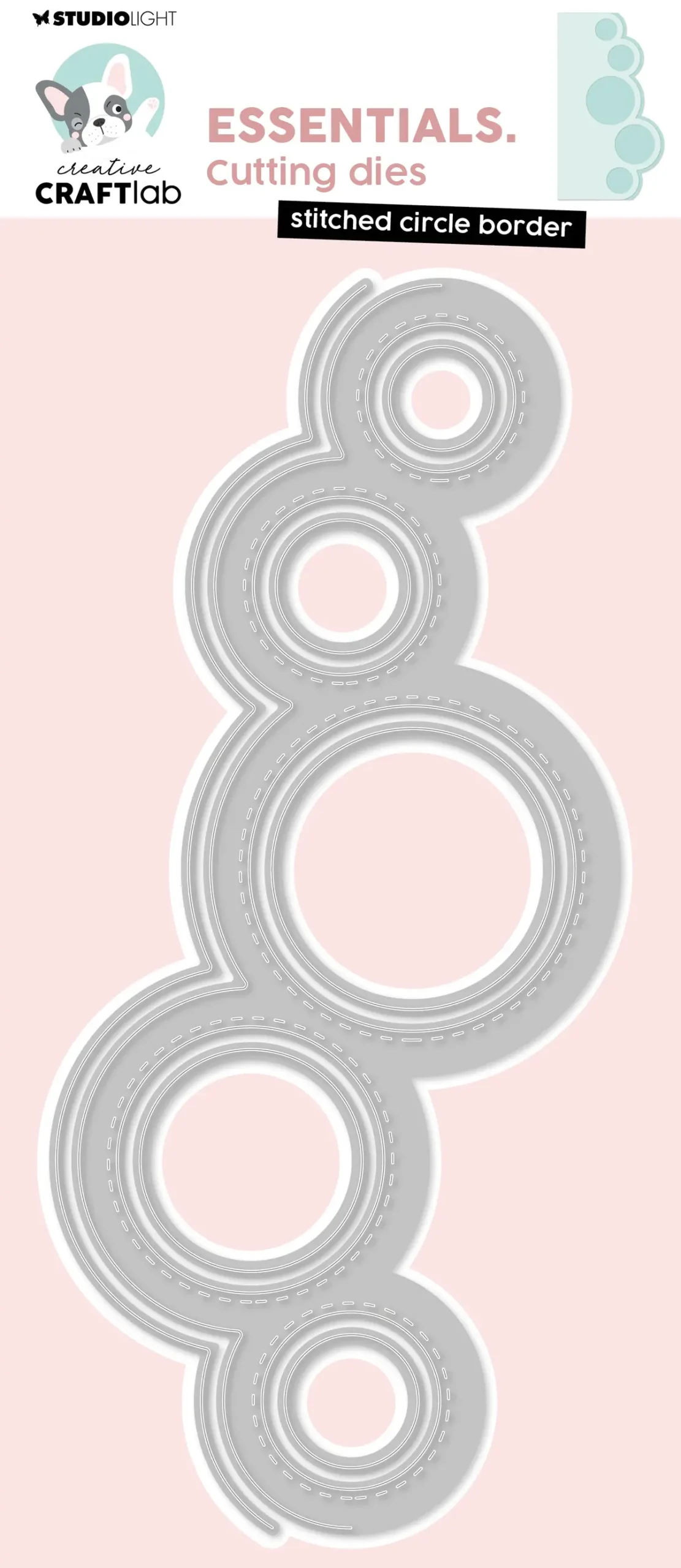 Ccl Cutting Die Stitched Circle Border Essentials 7 Pieces 1