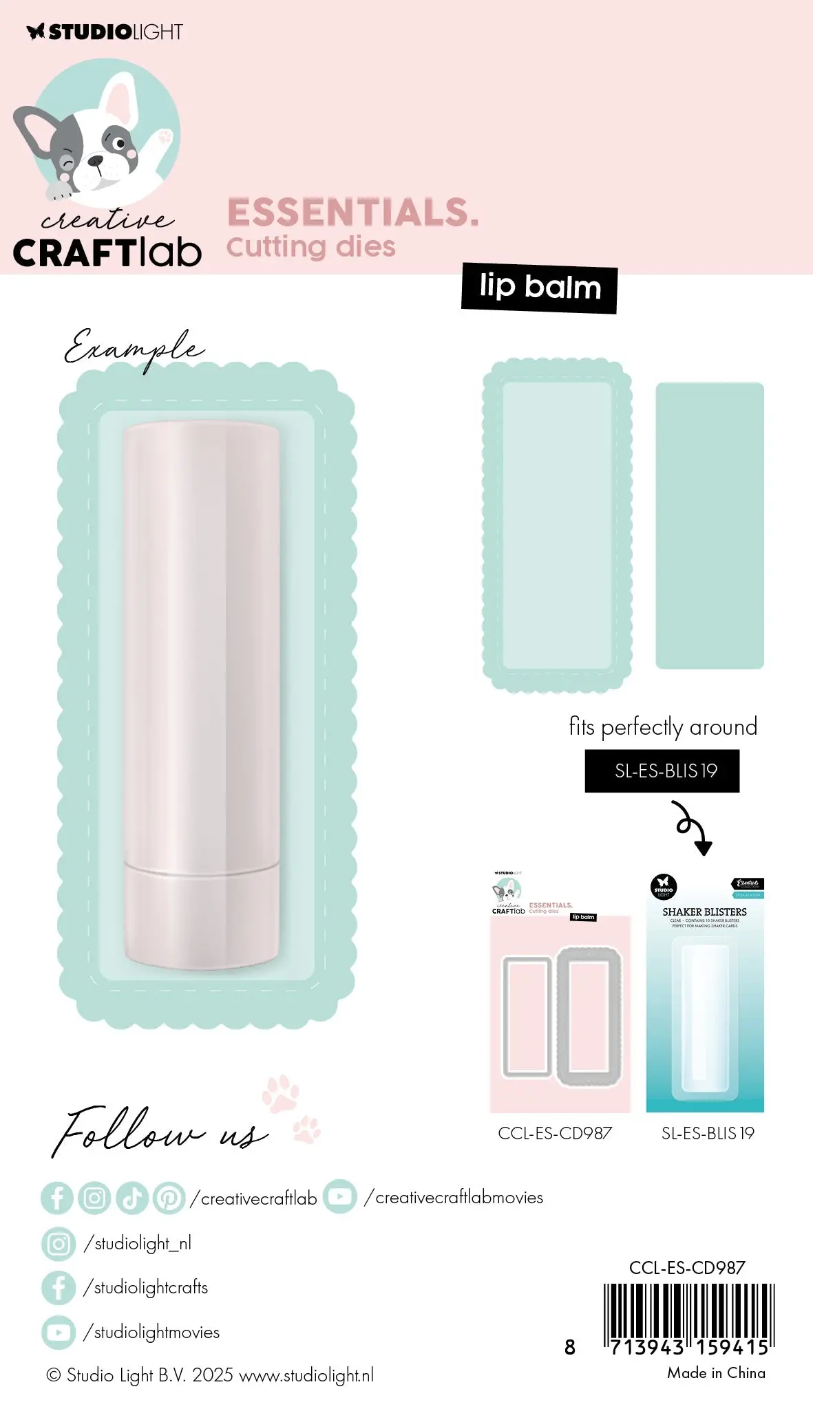 Ccl Cutting Die Lip Balm Essentials 2 Pieces 2