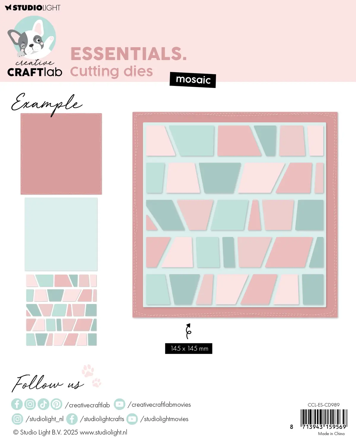 Ccl Cutting Die Mosaic Essentials 2 Pc 2