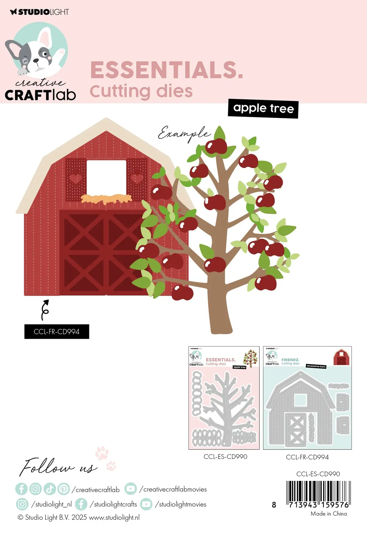 Ccl Cutting Die Apple Tree Essentials 4 Pc 2