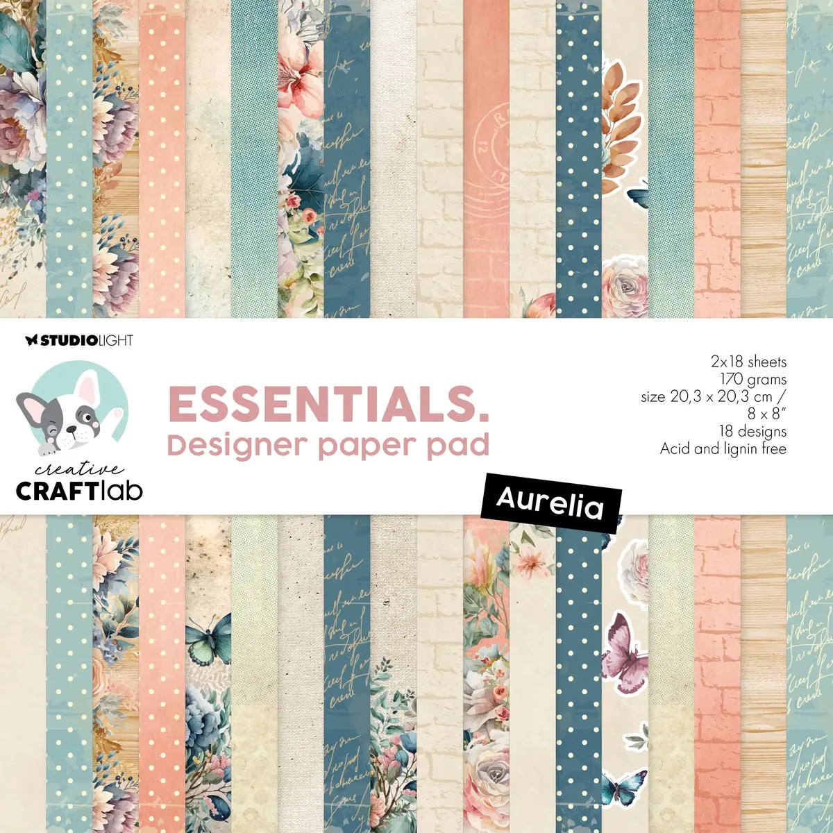Ccl Designer Paper Pad Aurelia 170Gsm Essentials 36 Sh 1