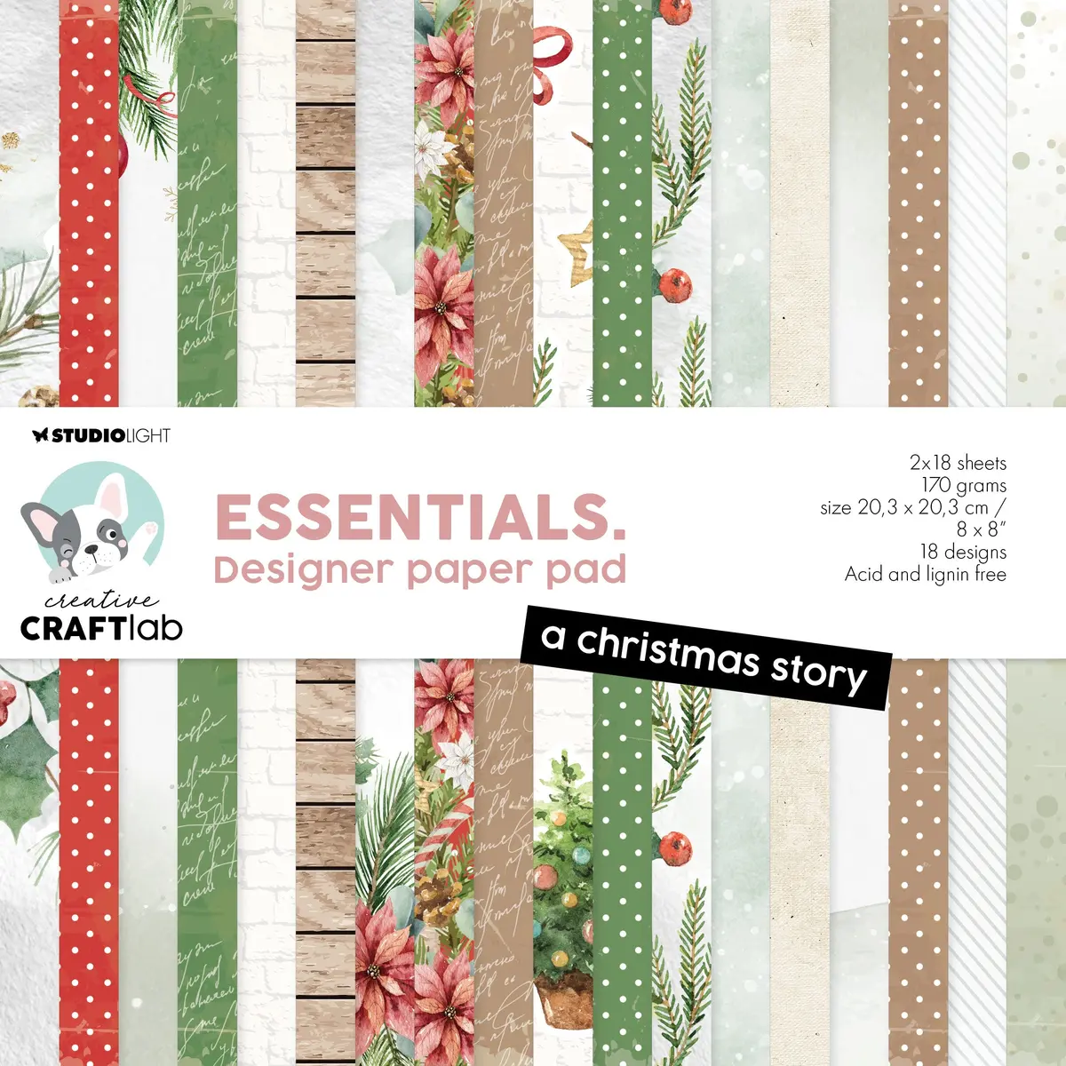 Ccl Design Paper Pad A Christmas Story Essentials 36 Sh 1
