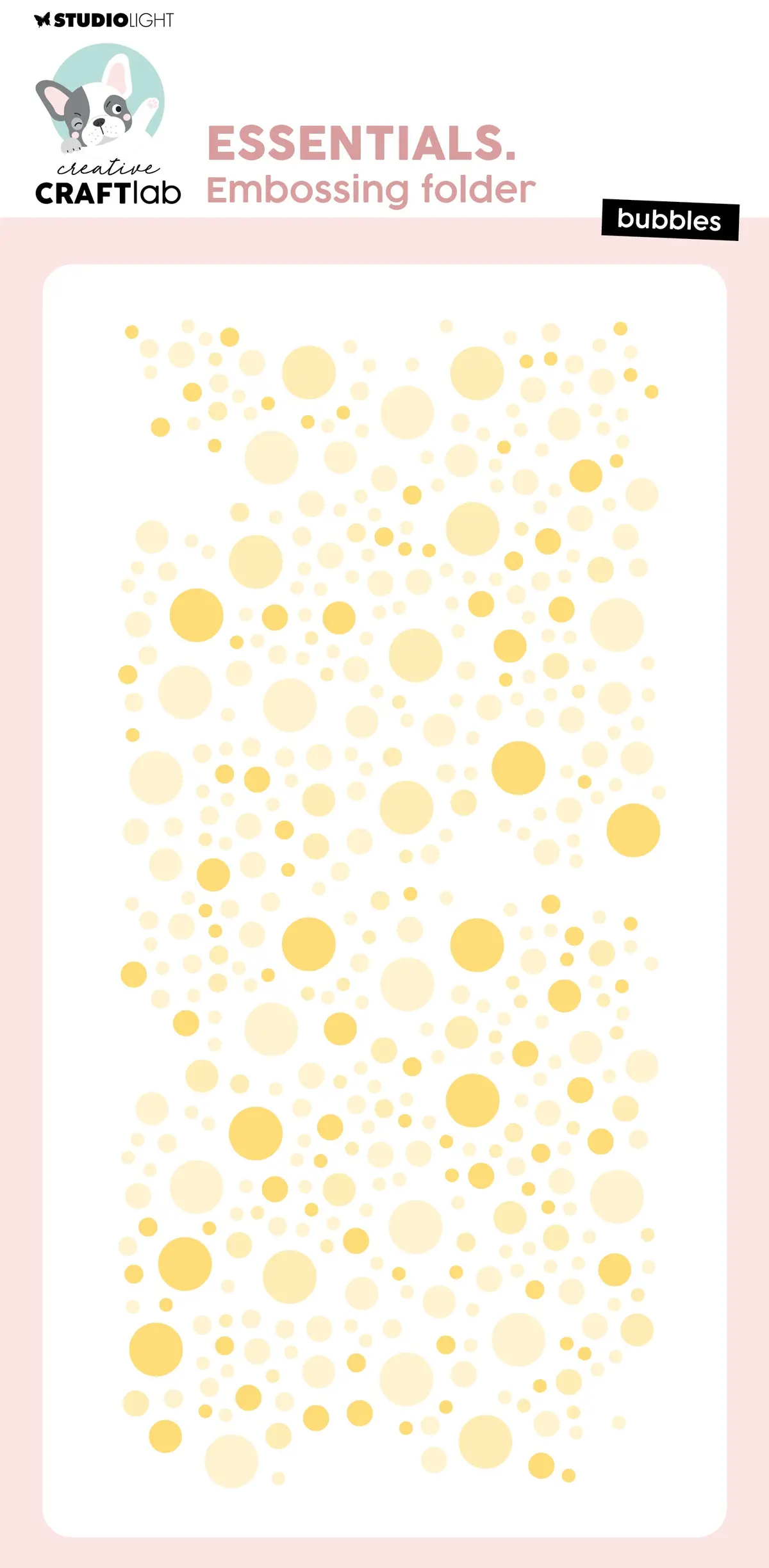 Ccl Embossing Folder Bubbles Essentials 1 Pc 1
