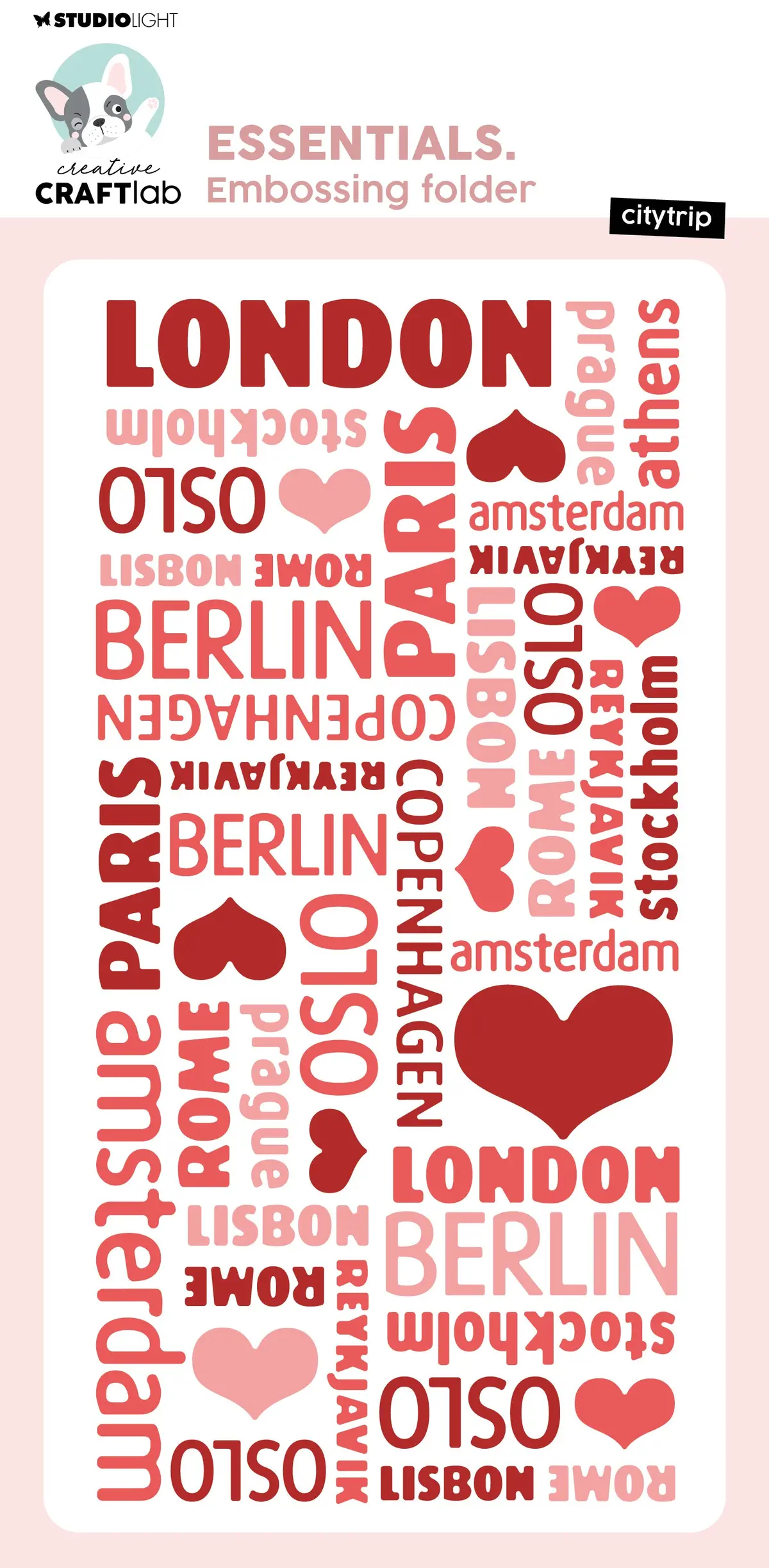 Ccl Embossing Folder City Trip Essentials 1 Pc 1