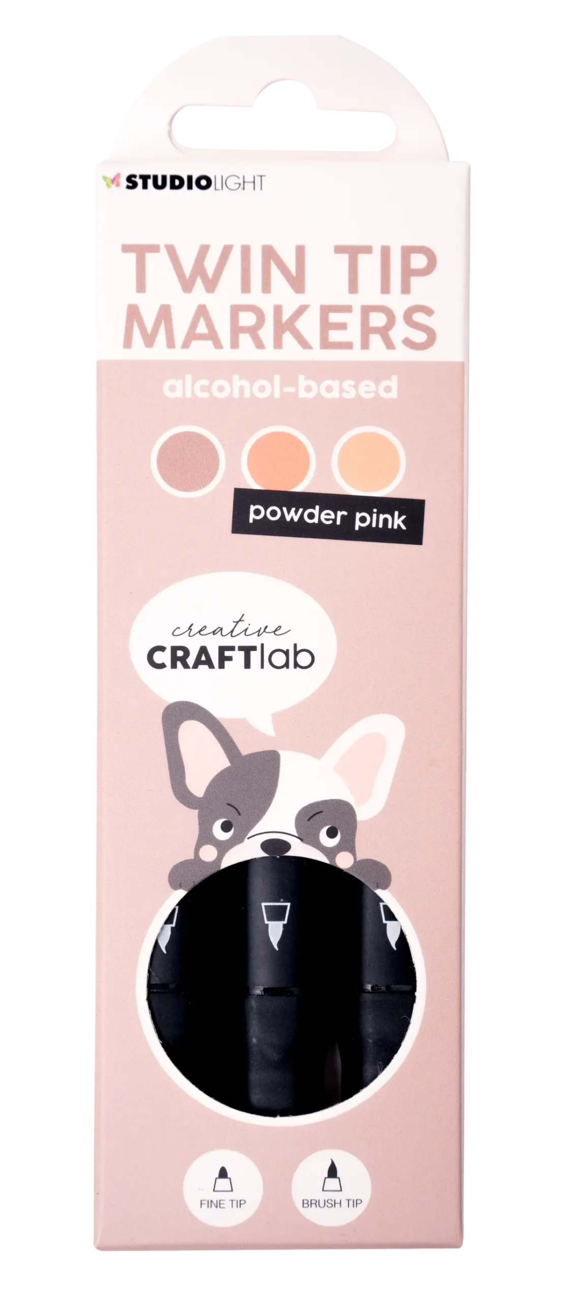 Ccl Alcohol Marker Powder Pink Essentials 48X152x13mm 3 Pc Nr.09 1