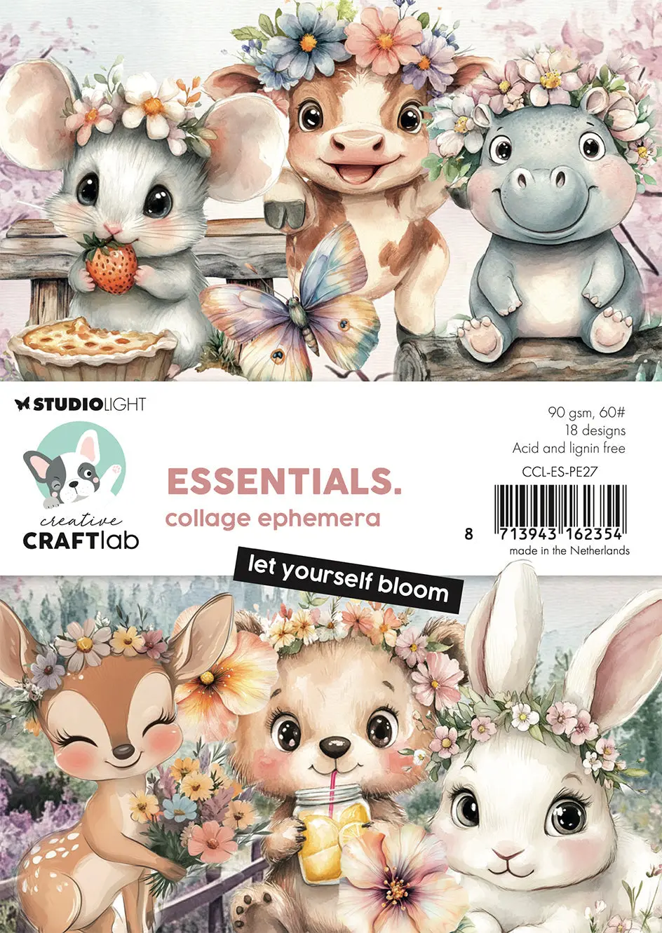 Ccl Collage Ephemera Let Yourself Bloom Essentials 18 Pieces 1