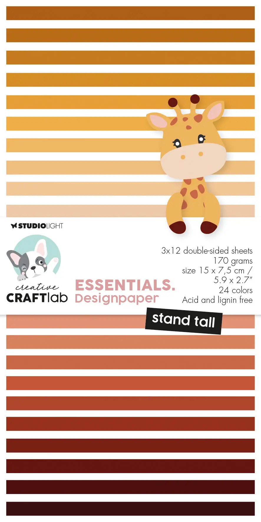 Ccl Paper Pad Stand Tall Essentials 150X75x9mm 24 Sh Nr.128 1