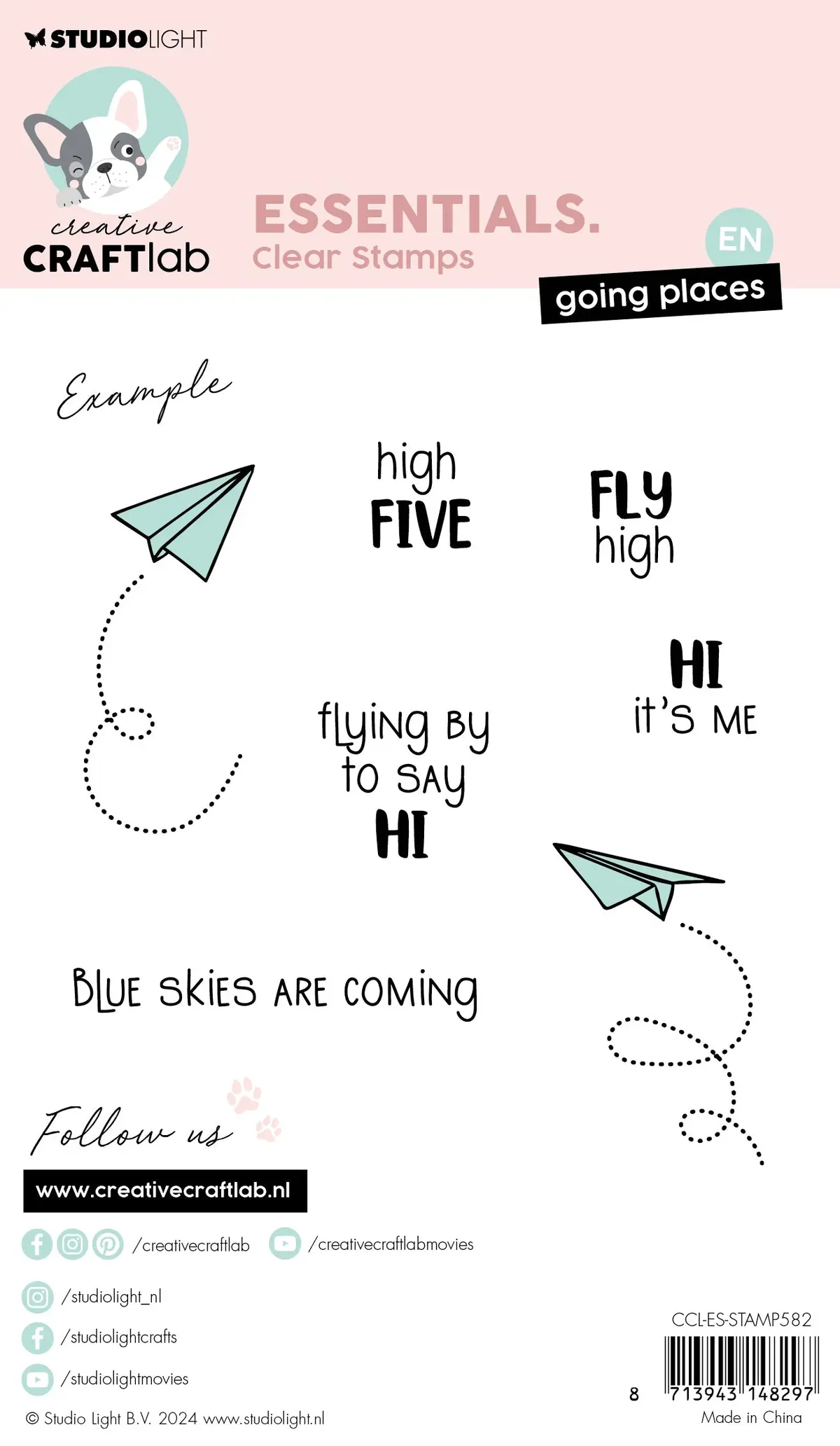 Ccl Clear Stamp Going Places Essentials 148X105x4mm 22 Pc Nr.582 2