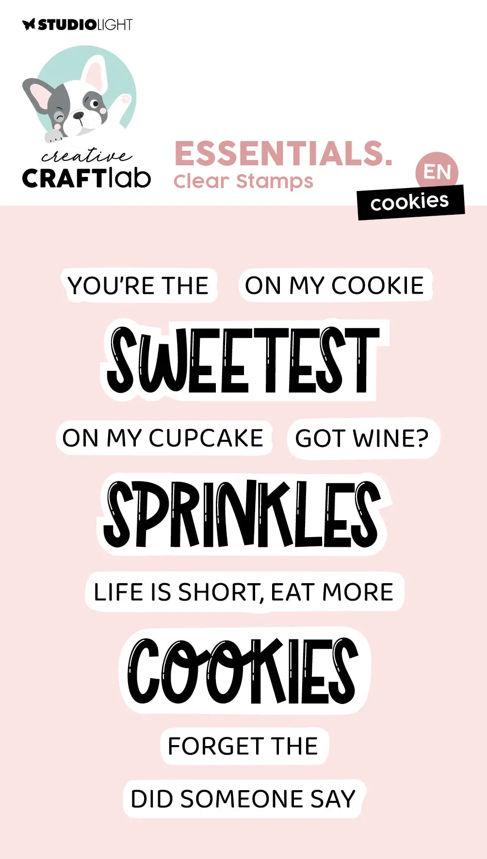 Ccl Clear Stamp Cookies Essentials 10 Pc 1
