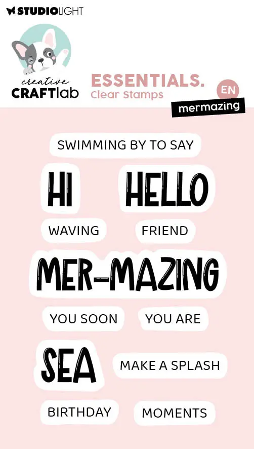 Ccl Clear Stamps Mermazing Essentials 12 Pieces 1