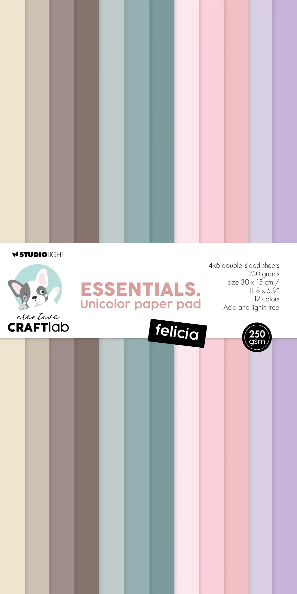 Ccl Unicolor Paper Pad Felicia Essentials 24 Sh 1