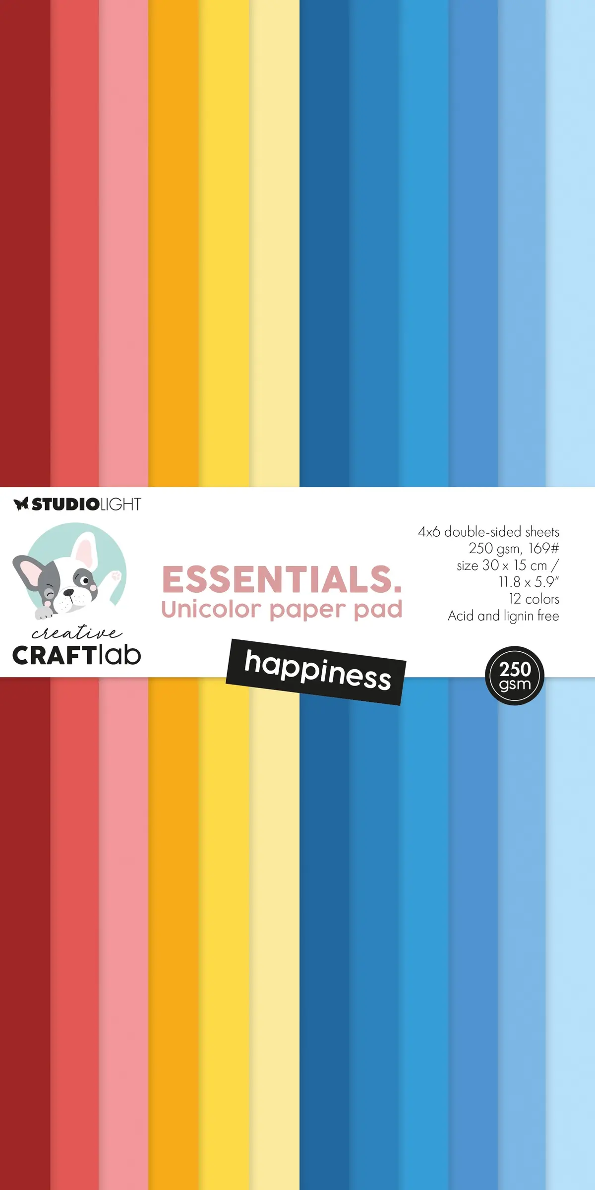 Ccl Unicolor Paper Pad Happiness Essentials 24 Sheets 1
