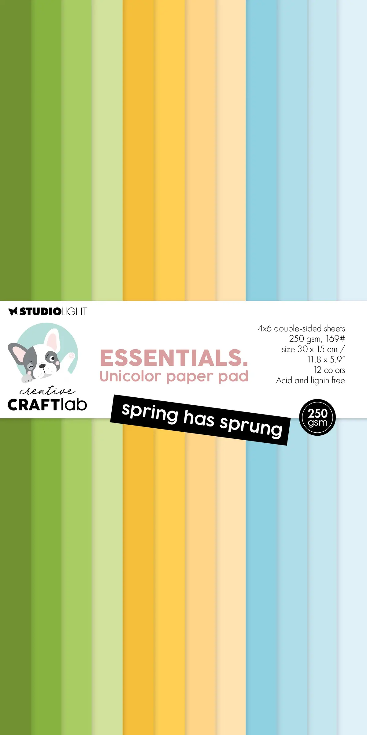 Ccl Unicolor Paper Pad Spring Has Sprung Essentials 24 Sheets 1