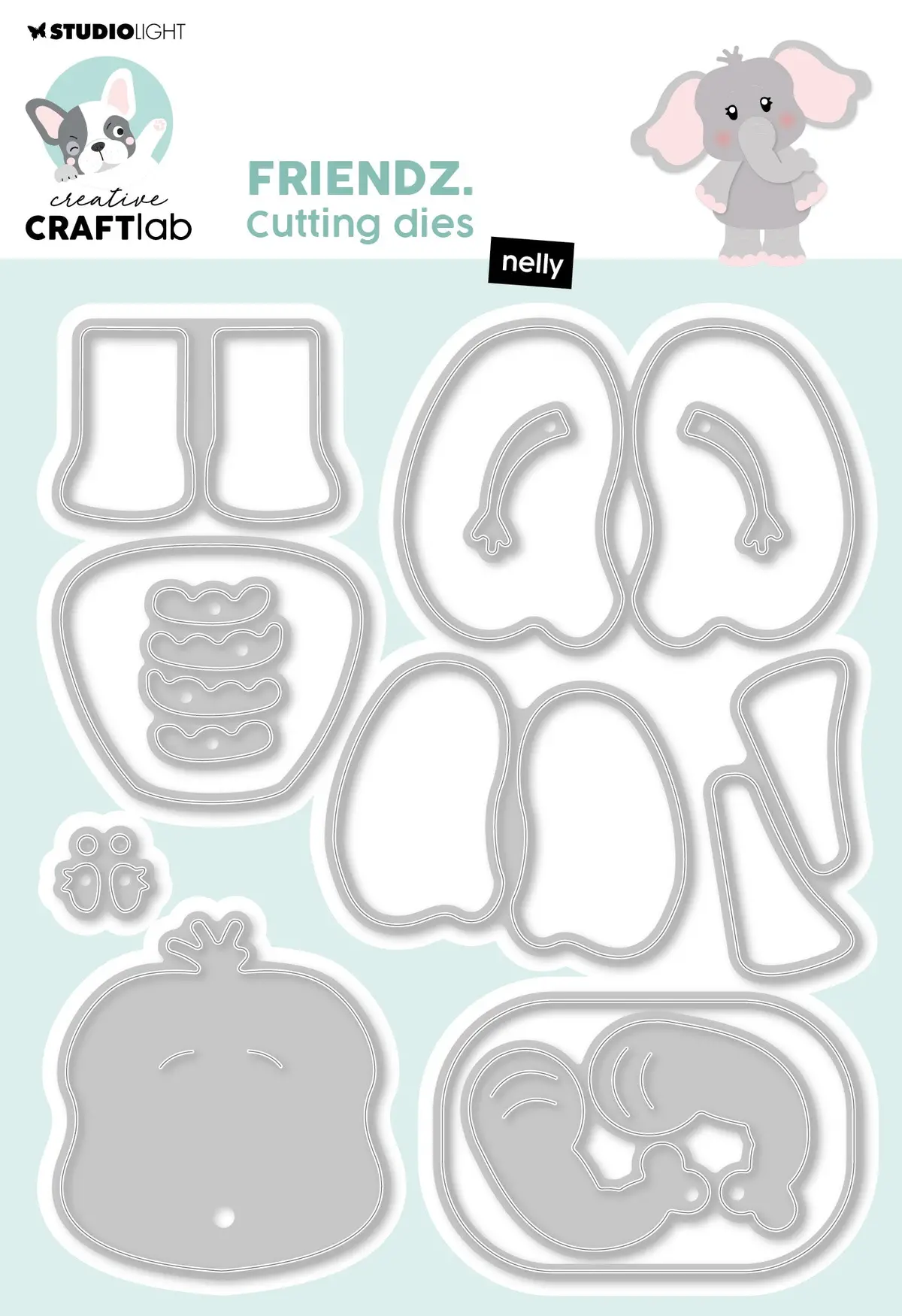 Ccl Cutting Die Nelly Friendz 12 Pc 1