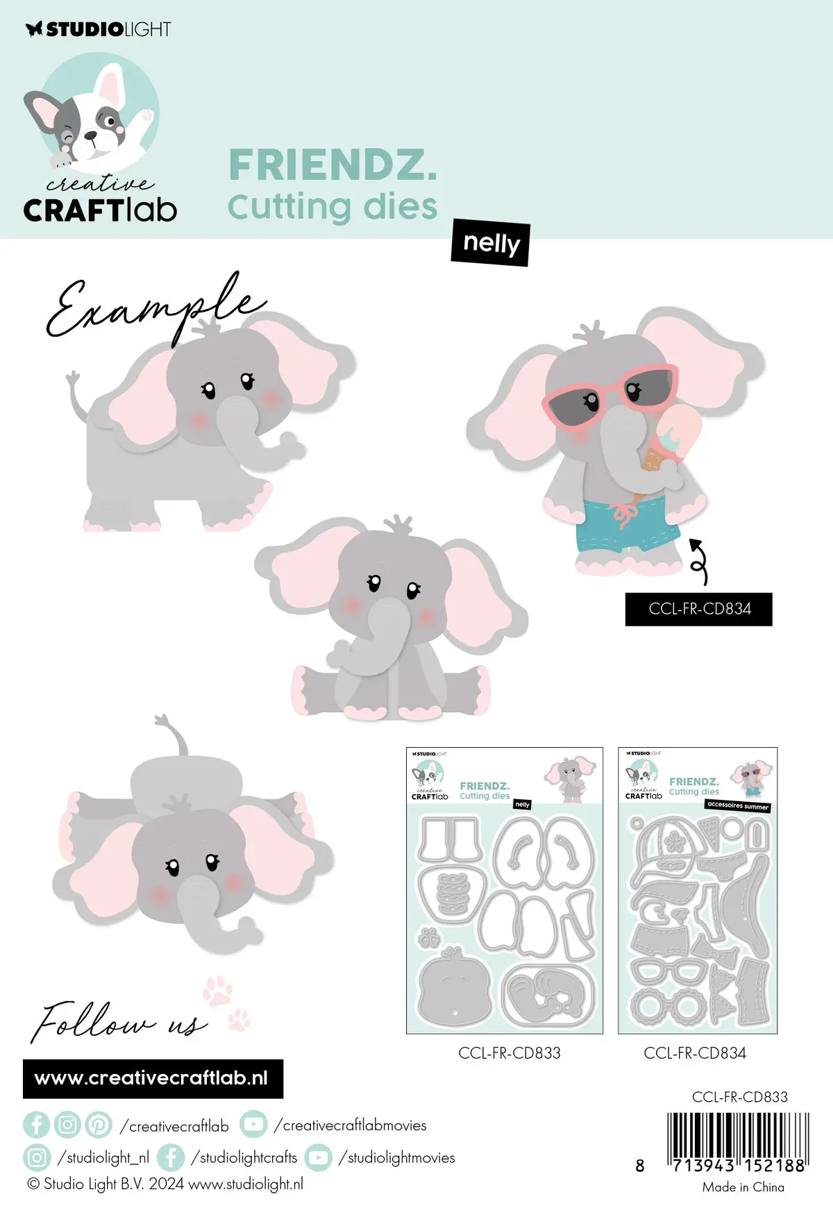 Ccl Cutting Die Nelly Friendz 12 Pc 2