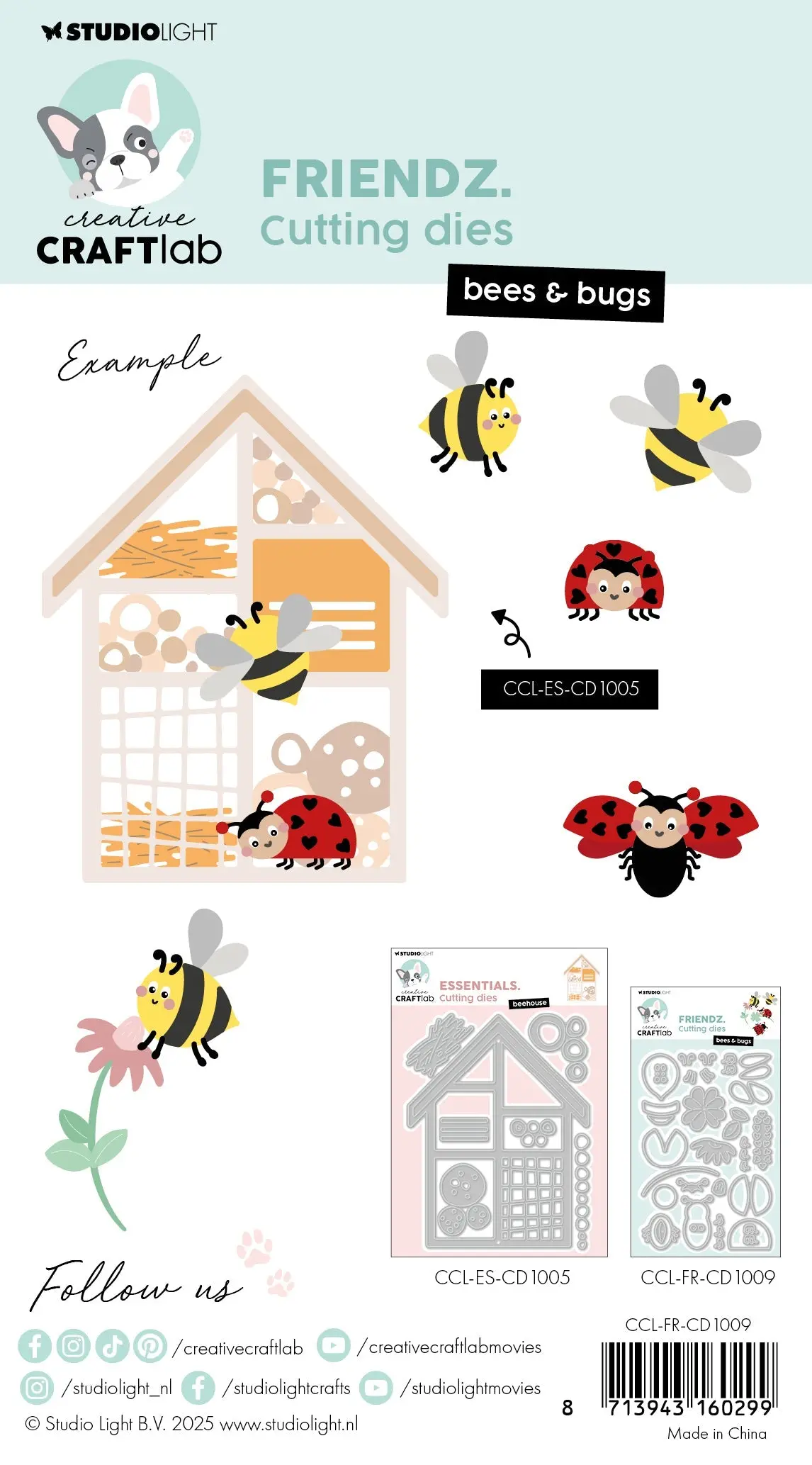 Ccl Cutting Die Bees & Bugs Friendz 28 Pieces 2