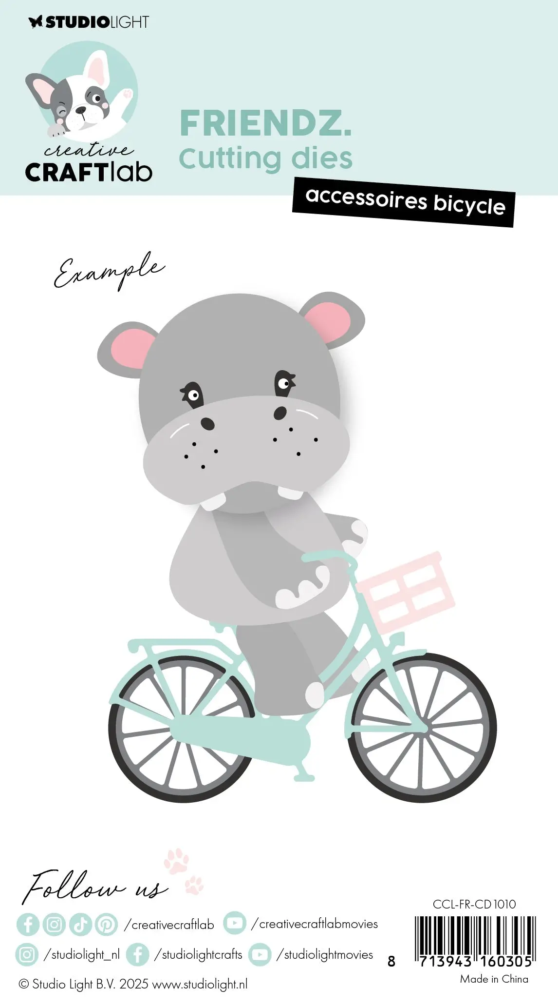 Ccl Cutting Die Accessoires Bicycle Friendz 5 Pieces 2