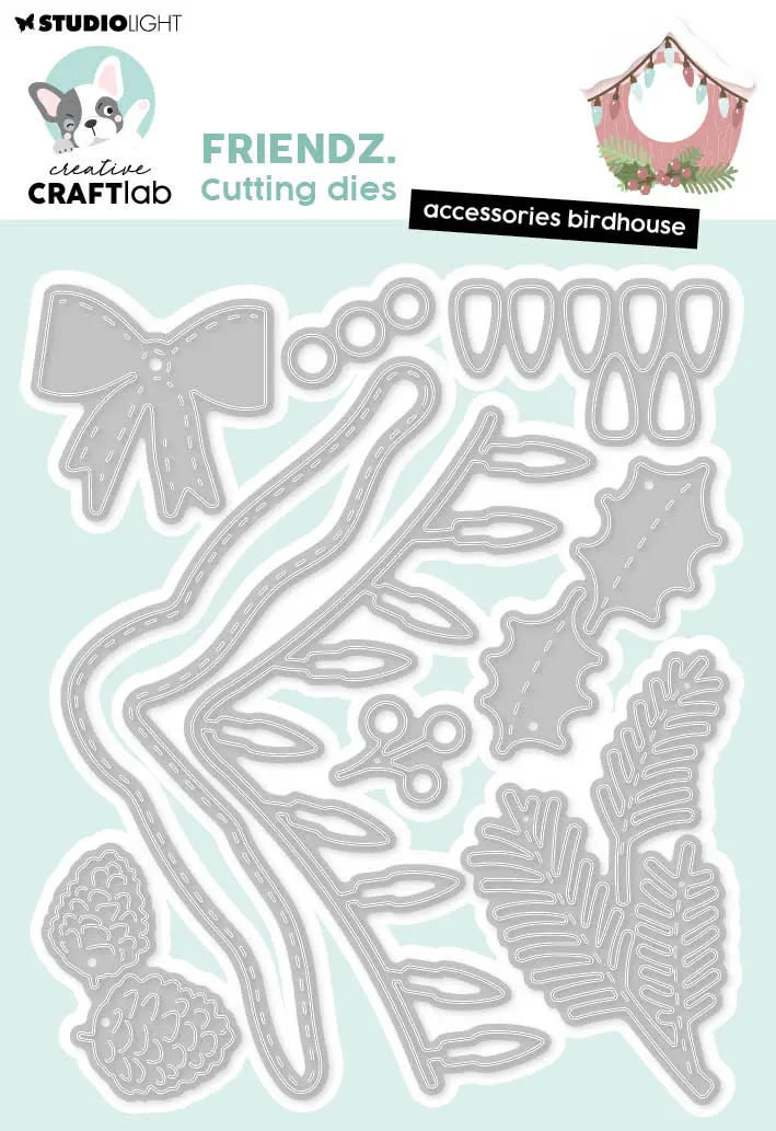 Ccl Cutting Die Accessoiries Birdhouse Friendz 9 Pieces 1