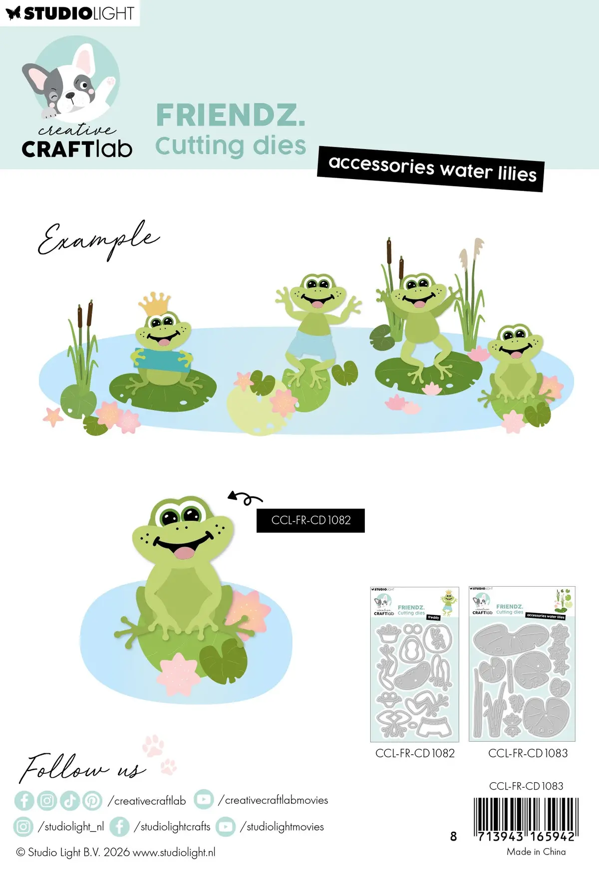 Ccl Cutting Die Water Lilies Friendz 16 Pieces 2