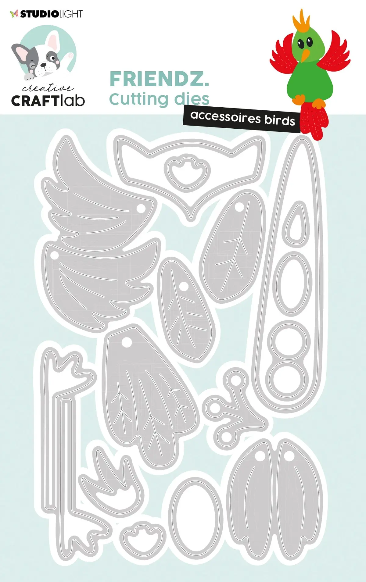 Ccl Cutting Die Accessoires Birds Friendz 85X128x1mm 15 Pc Nr.701 1