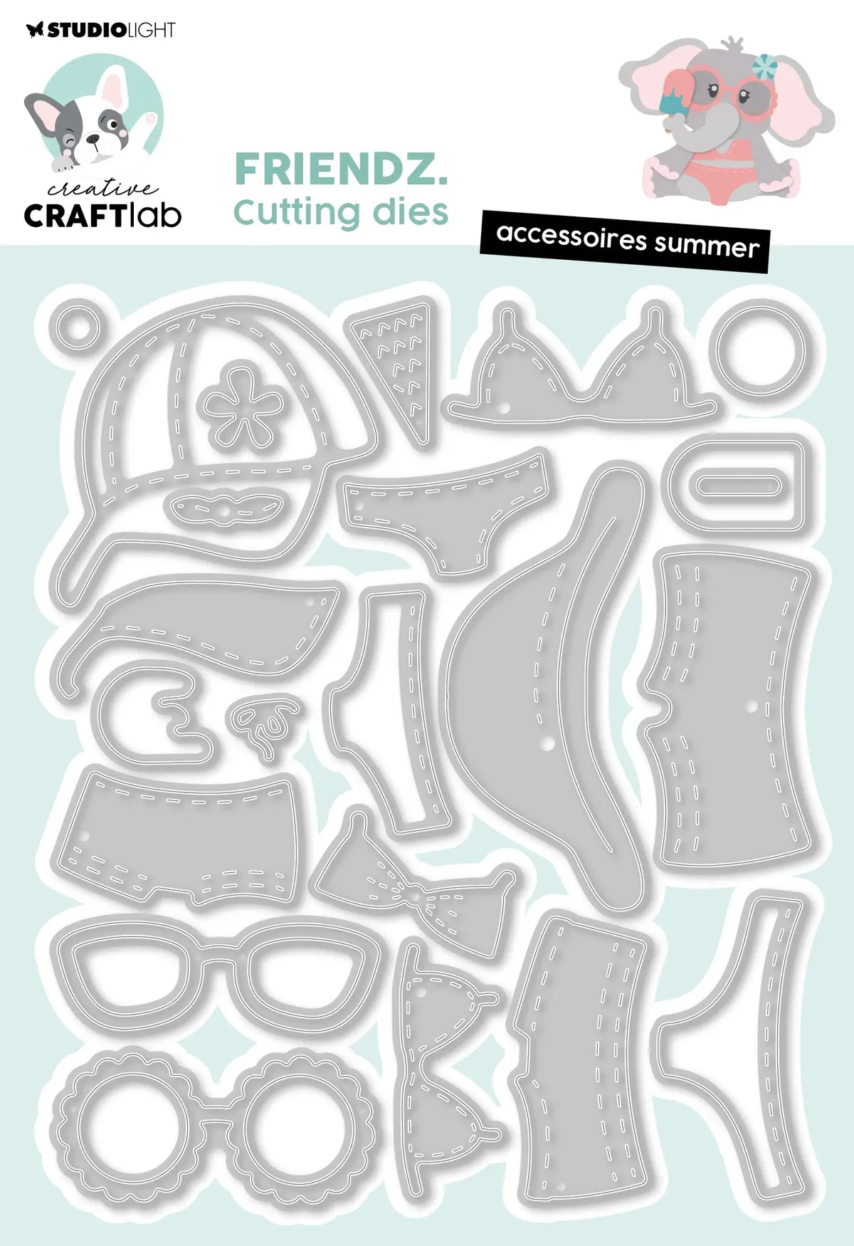 Ccl Cutting Die Accessories Summer Friendz 20 Pc 1