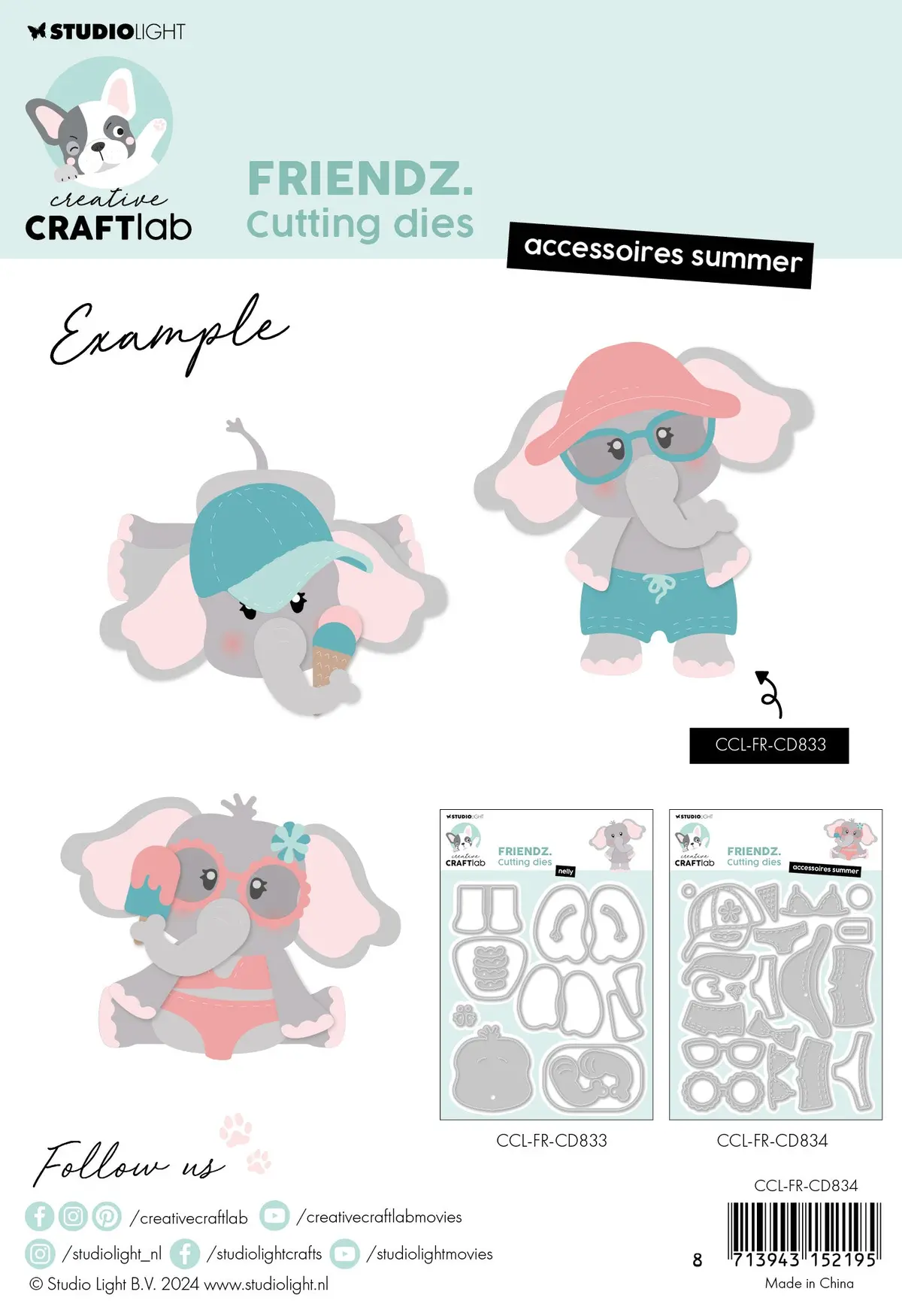 Ccl Cutting Die Accessories Summer Friendz 20 Pc 2