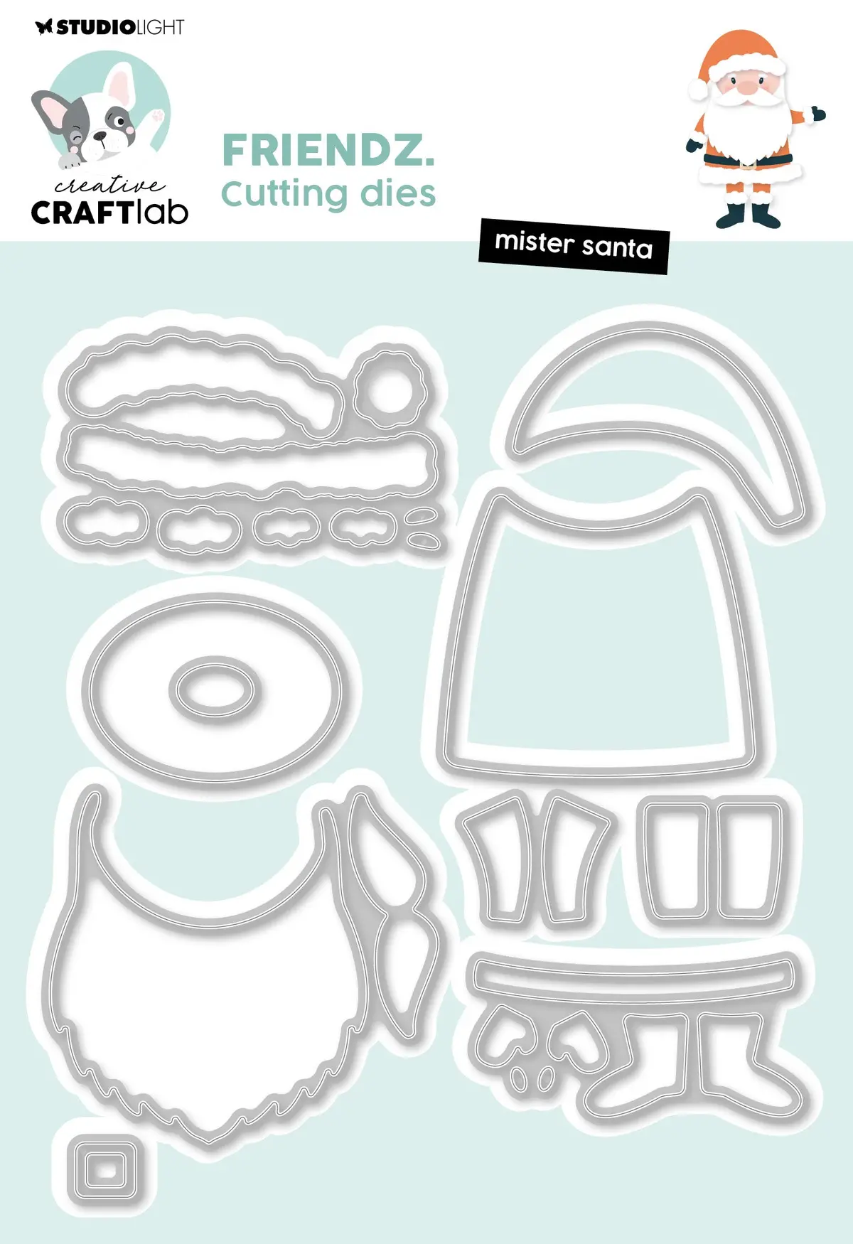 Ccl Cutting Die Mister Santa Friendz 8 Pc 1