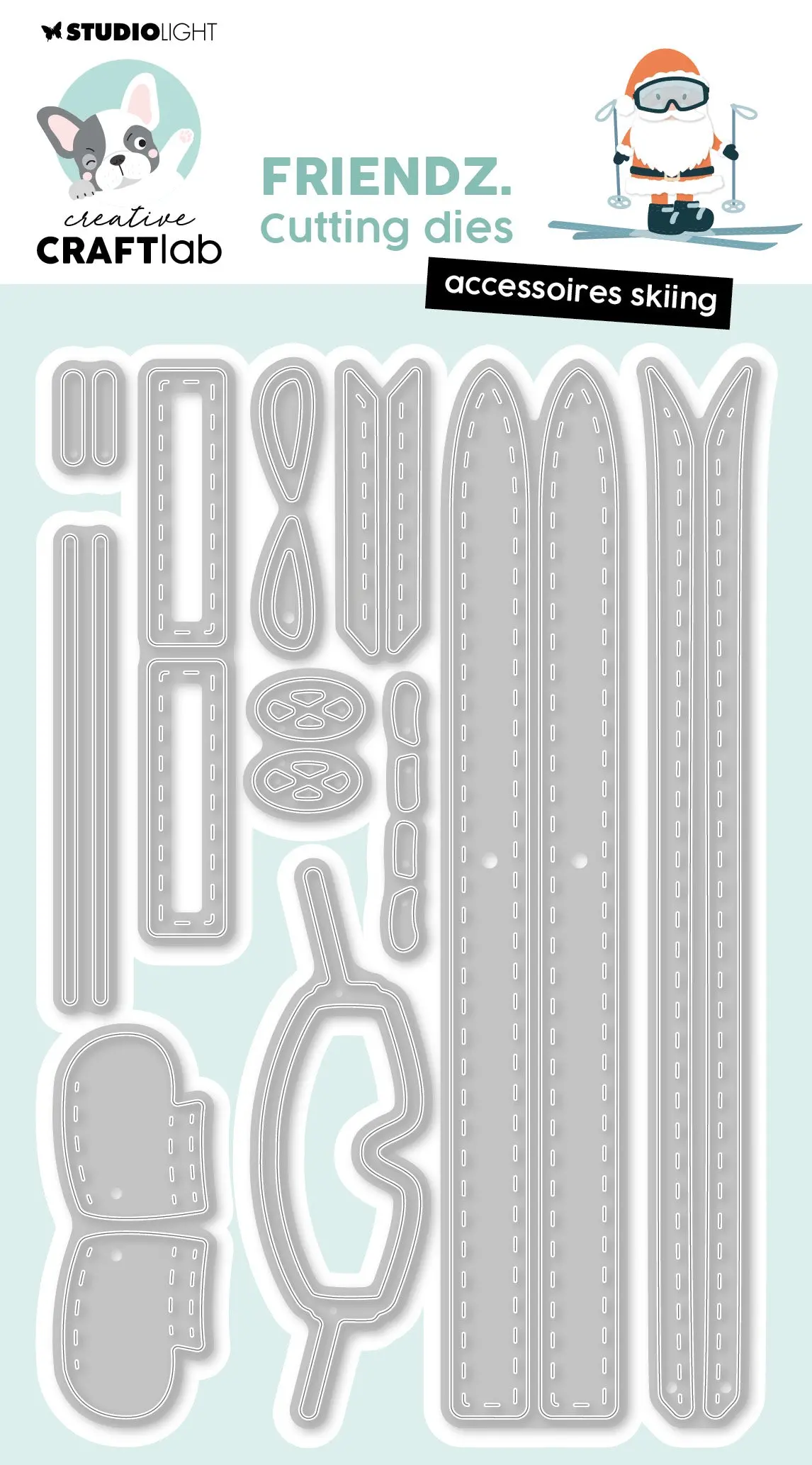 Ccl Cutting Die Accessoires Skiing Friendz 11 Pc 1