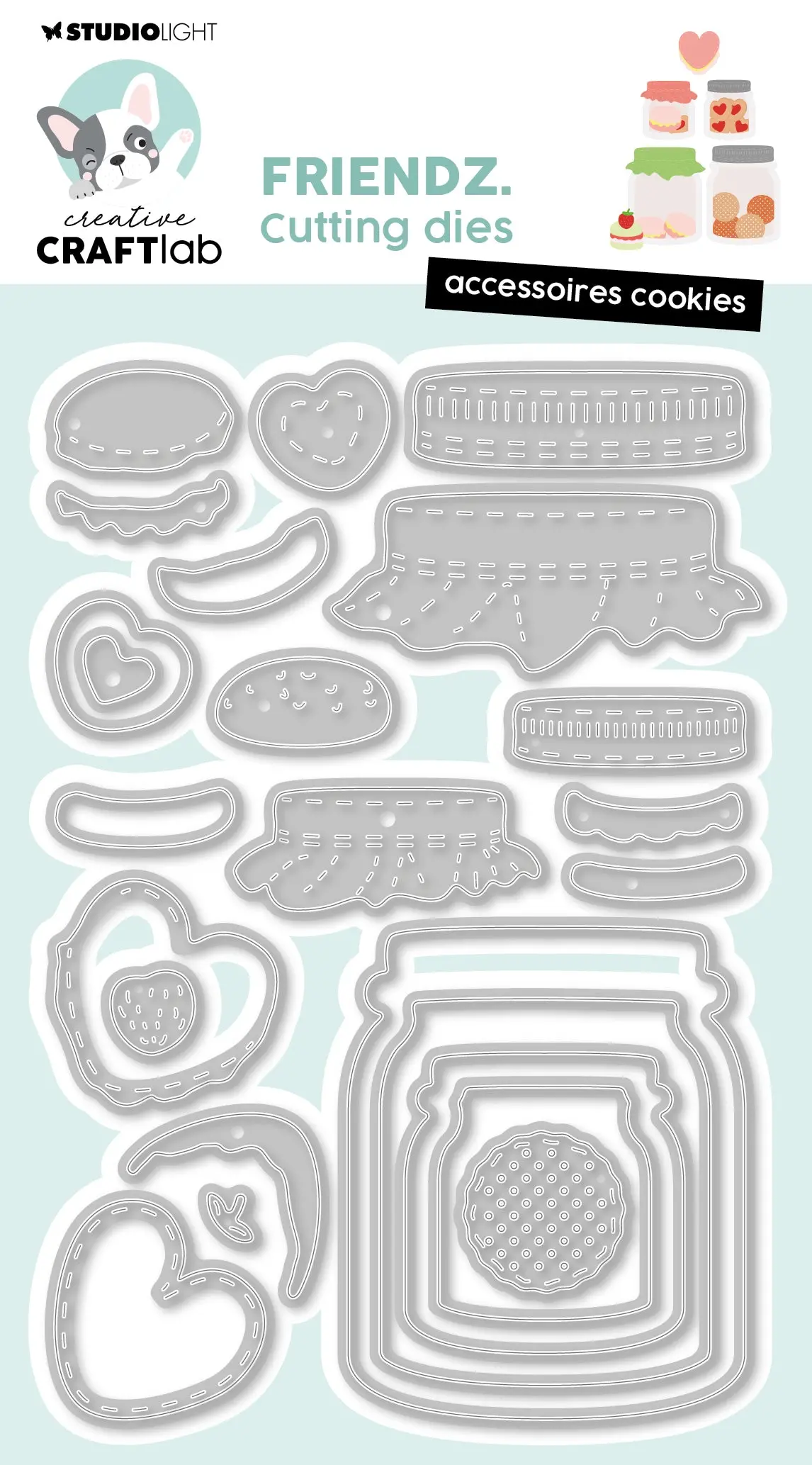 Ccl Cutting Die Accessoires Cookies Friendz 23 Pc 1