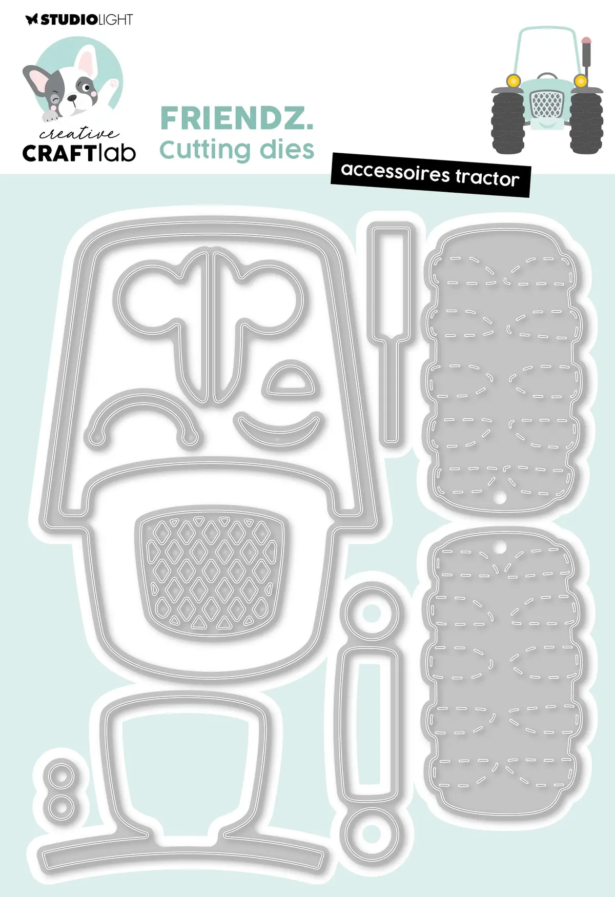 Ccl Cutting Die Accessoires Tractor Friendz 13 Pc 1