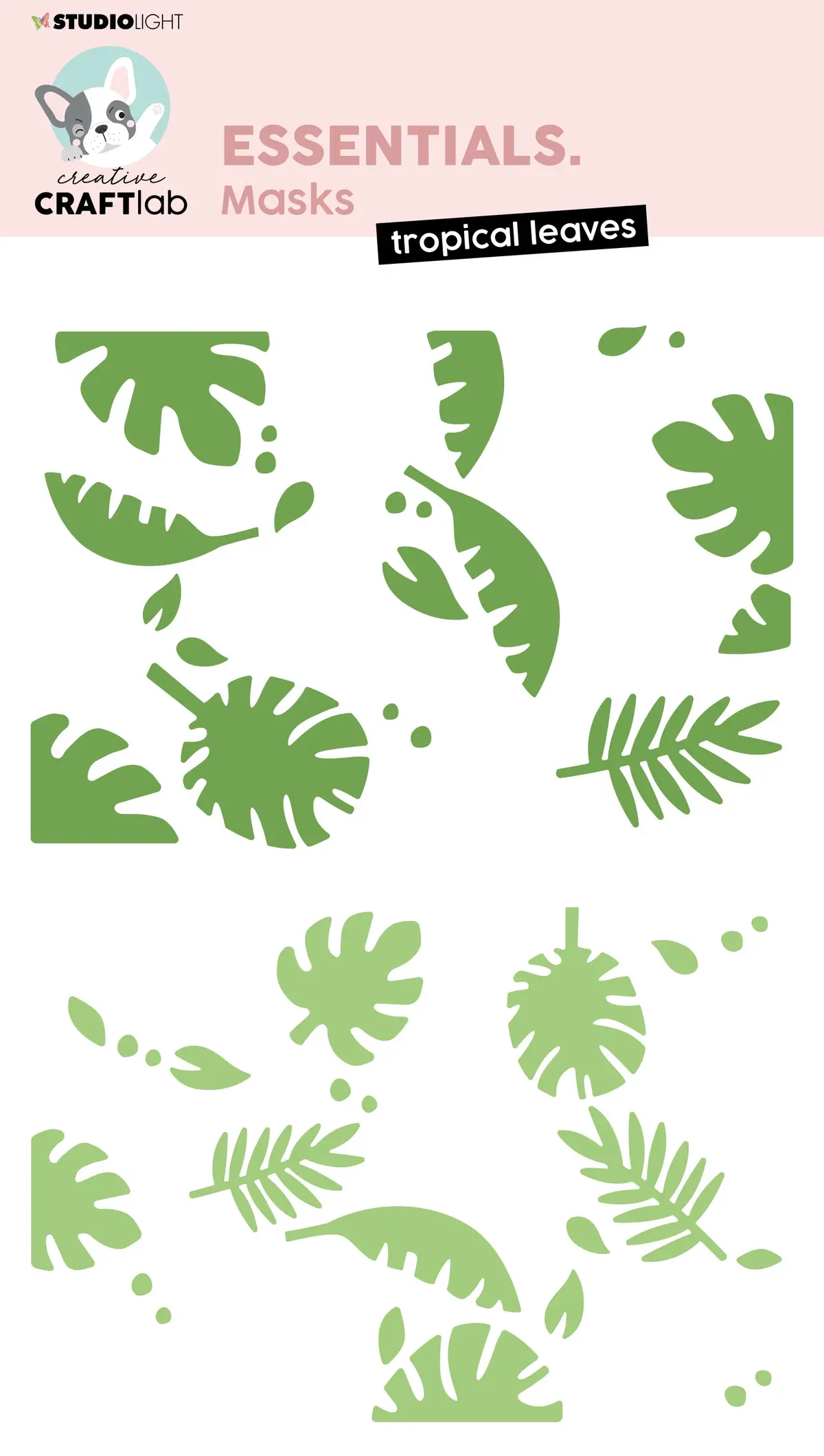 Ccl Mask Layering Tropical Leaves Friendz 210X148x1mm 1 Pc Nr.118 1