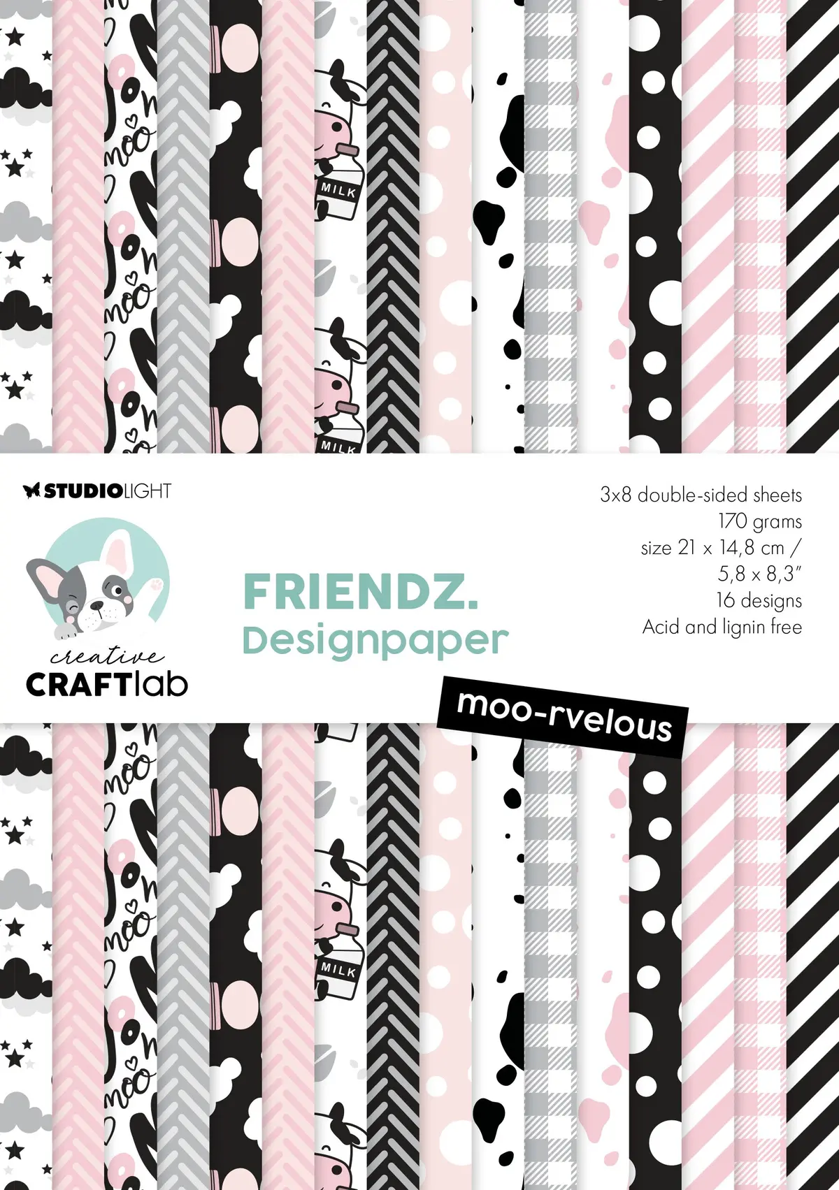 Ccl Paper Pad Moo-Rvelous Friendz 24 Sh 1