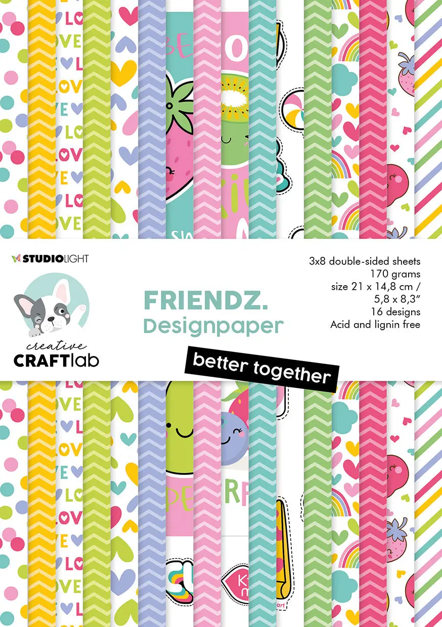 Ccl Paper Pad Better Together Friendz 210X148x9mm 24 Sh Nr.78 1