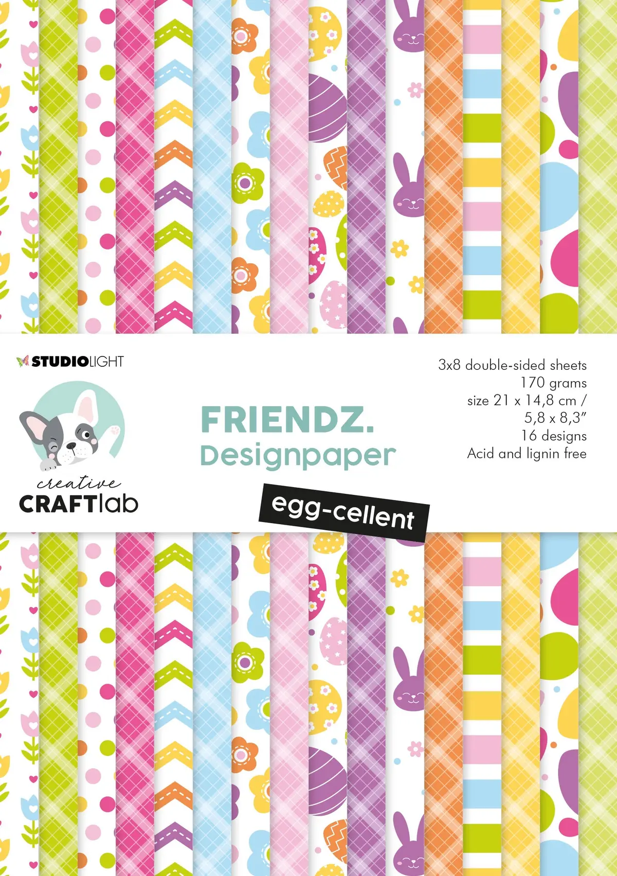 Ccl Paper Pad Egg-Celent Friendz 210X148xmm 24 Sh Nr.83 1