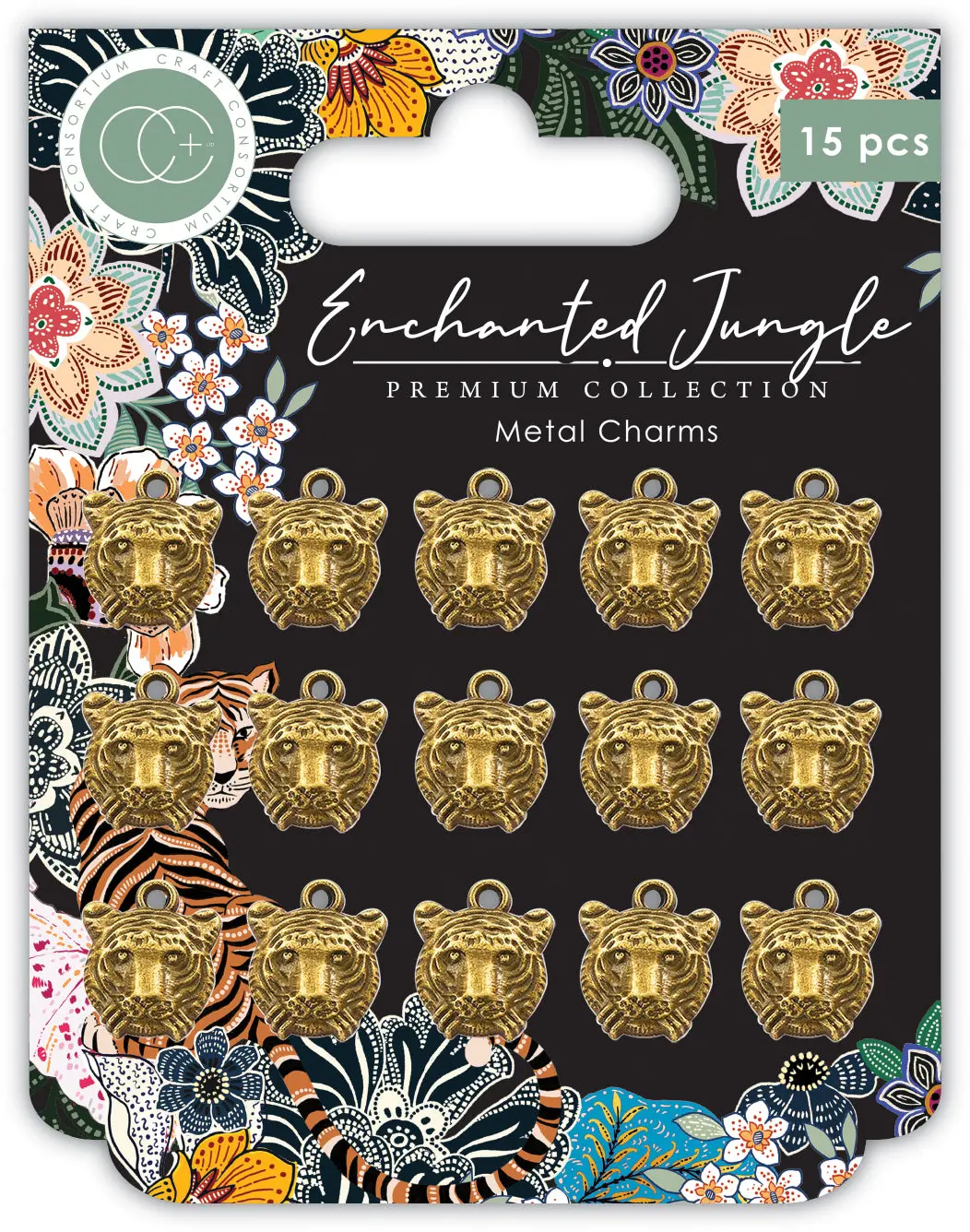 Craft Consortium Enchanted Jungle - Metal Charms 1