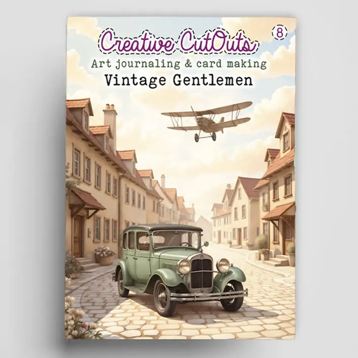 Creatief Art - "Vintage Gentlemen" Book - Creative Cutouts 1