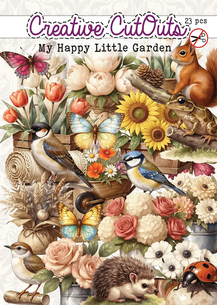 Creatief Art - Die-Cuts - My Happy Little Garden - 23 Pieces 1