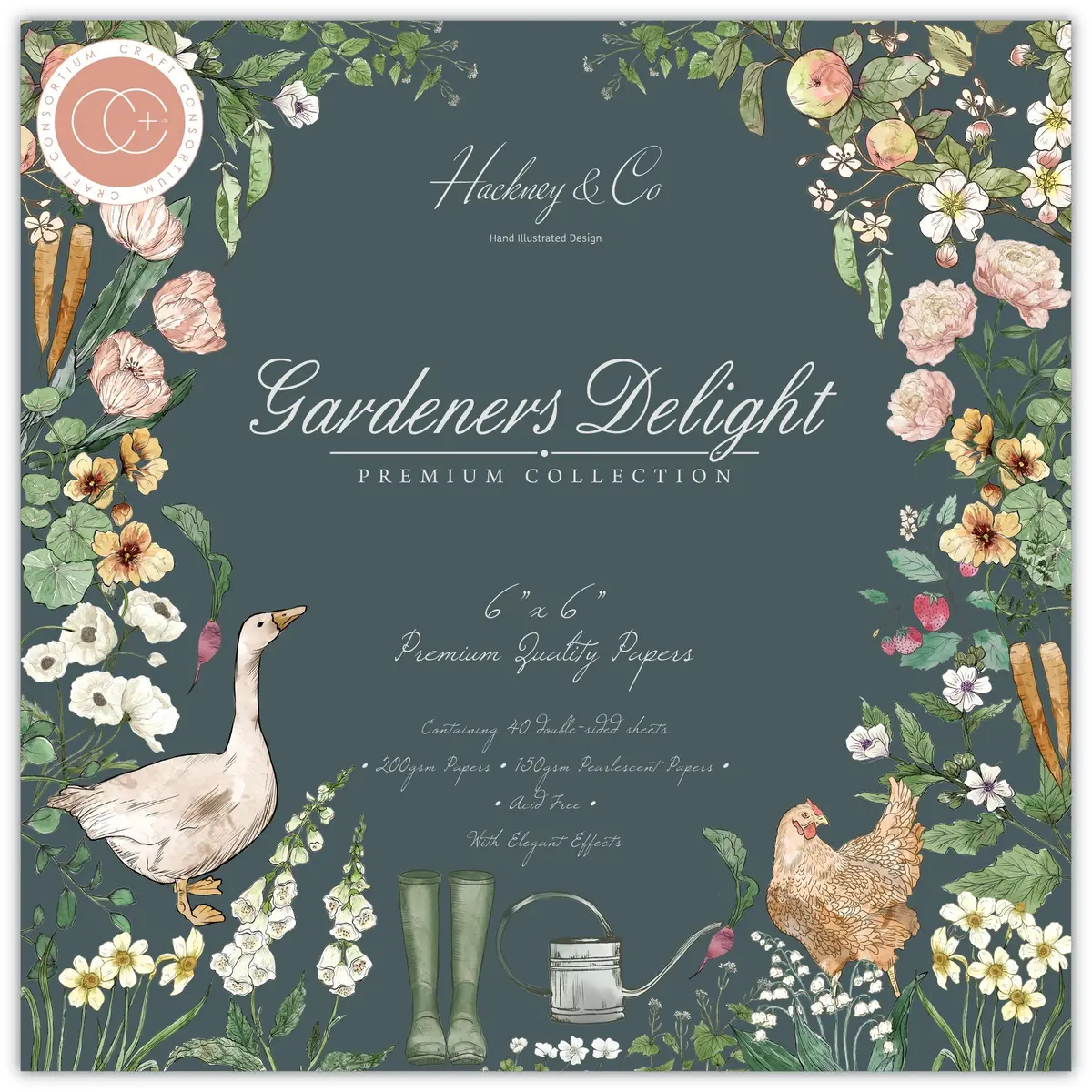 Craft Consortium Gardeners Delight - 6X6 Pad 1